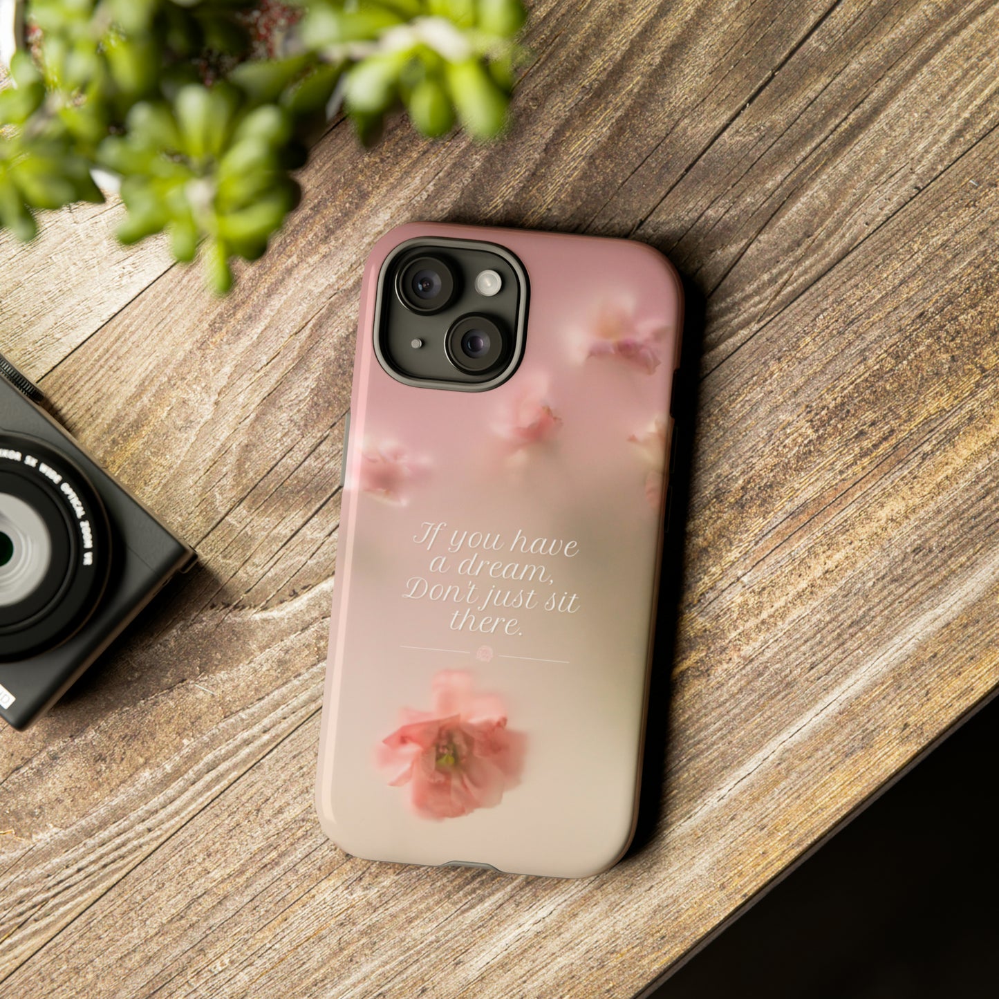 Pink Misty Flowers, Phone Case, Samsung Galaxy, iPhone 15, 14, 13 pro max case, iPhone Tough Phone Case, Popular Phone Cover, Everyday Phone Cases, Tough Case