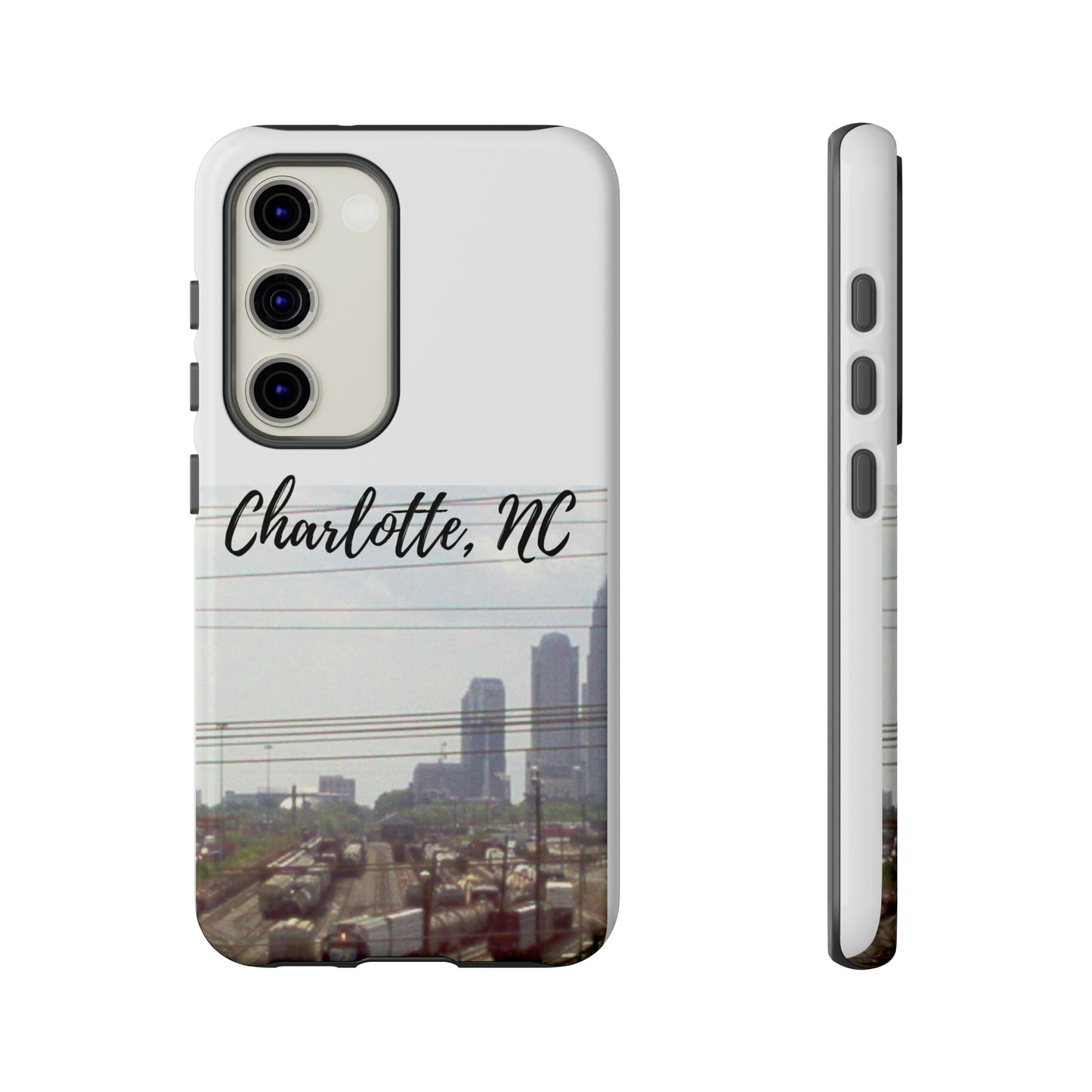 Charlotte NC Skyline Phone Case, Samsung, iPhone 15, 14, 13 pro max case, iPhone Tough Phone Case, Popular Phone Cover, Tough Case