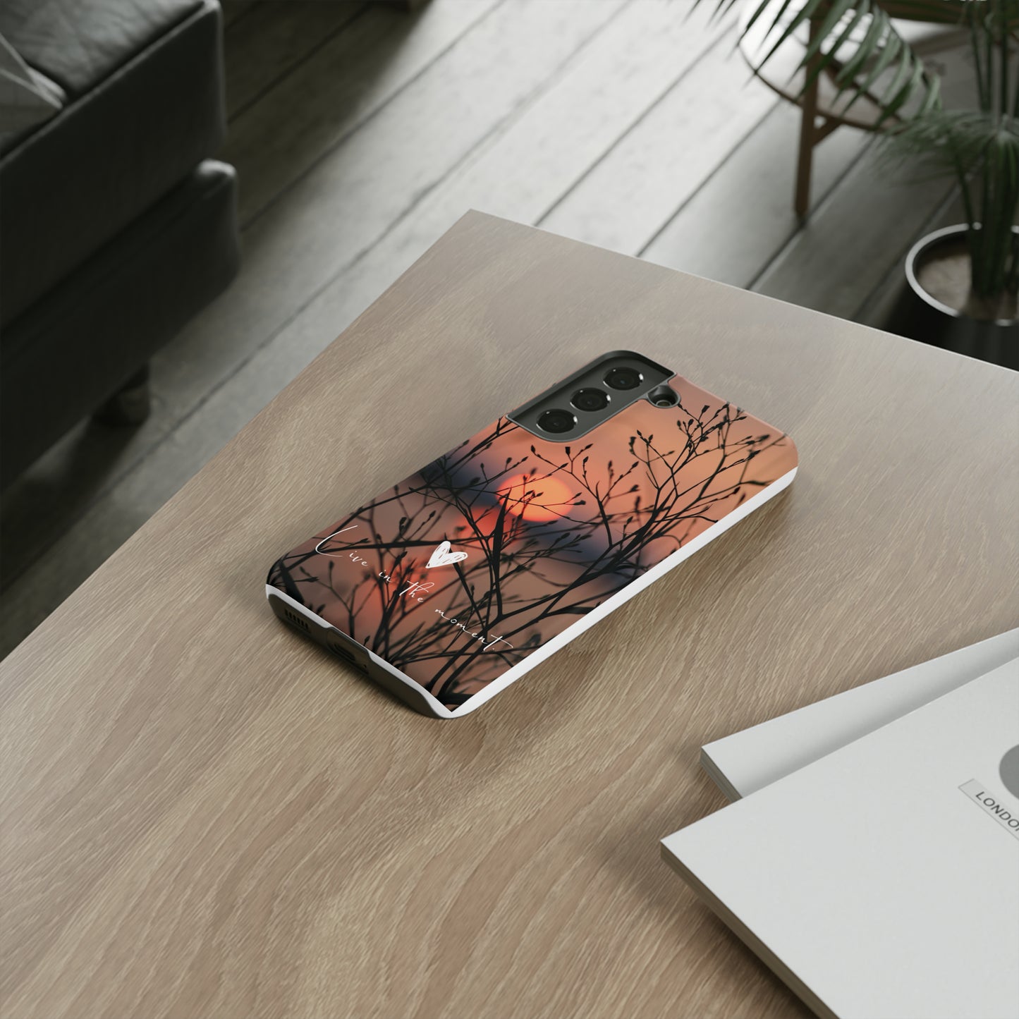 Live In The Moment, Samsung Galaxy, iPhone 15, 14, 13 pro max case, iPhone Tough Phone Case, Popular Phone Cover, Everyday Phone Cases, Tough Case