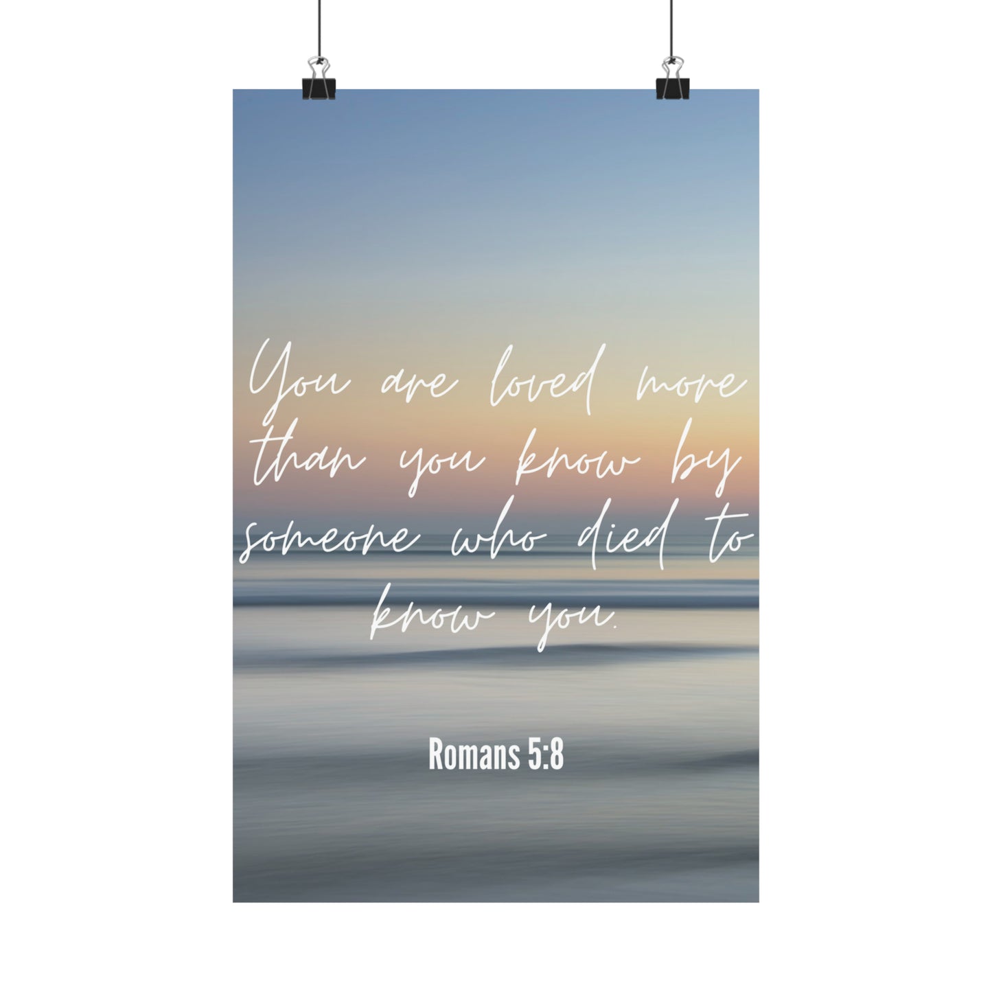 You are Loved Matte Vertical Framed Vertical Poster, Framed Canvas Wall Art Set Abstract Christian Prints Minimalist Modern Art Boho Wall Decor