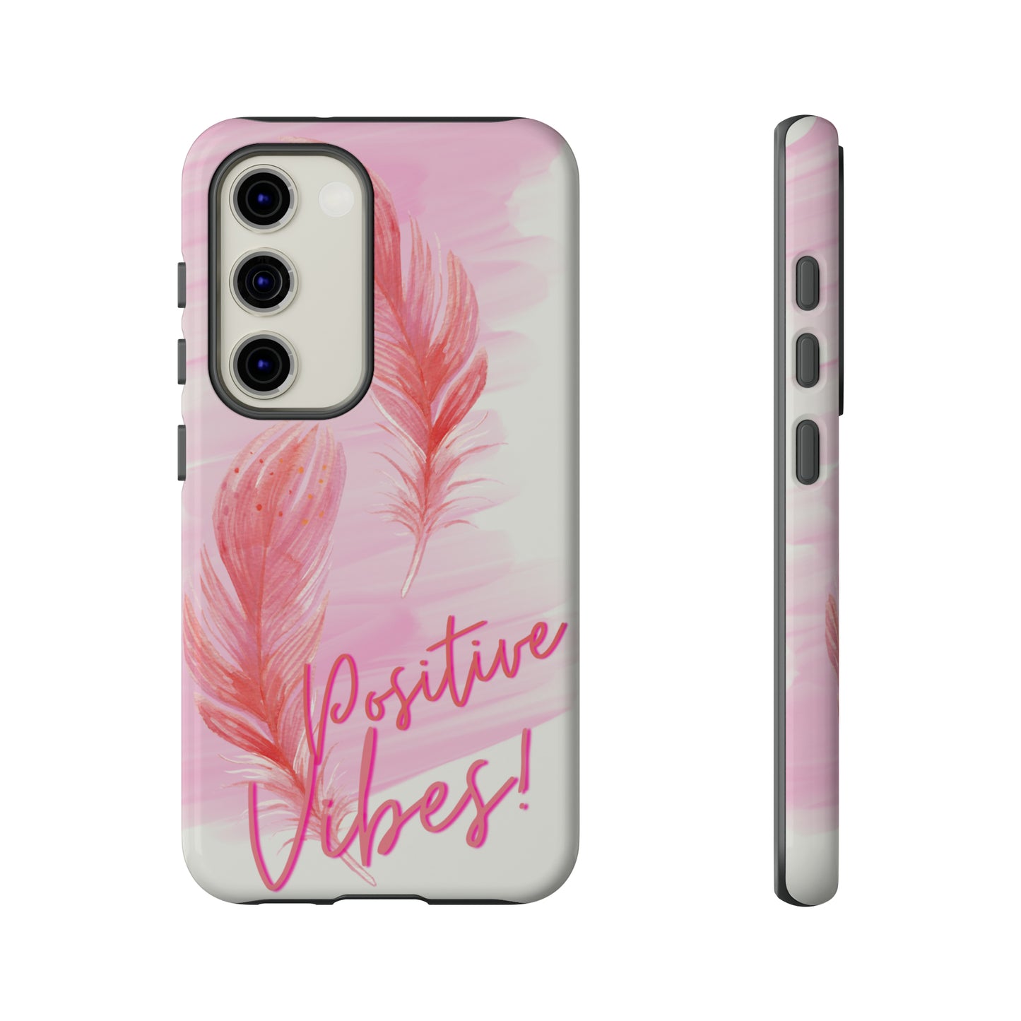 Positive Vibes, Samsung Galaxy, iPhone 15, 14, 13 pro max case, iPhone Tough Phone Case, Popular Phone Cover, Everyday Phone Cases, Tough Case
