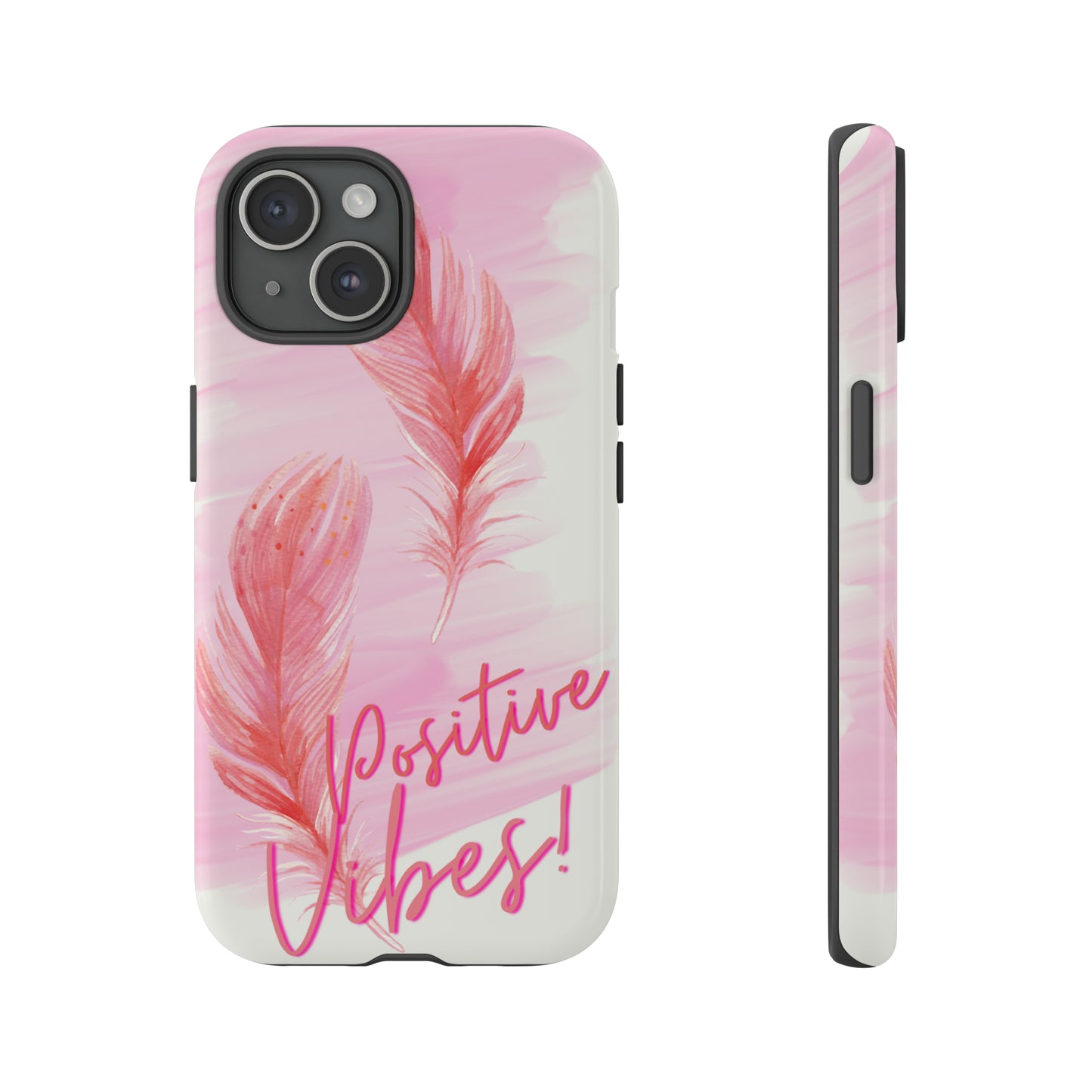 Positive Vibes, Samsung Galaxy, iPhone 15, 14, 13 pro max case, iPhone Tough Phone Case, Popular Phone Cover, Everyday Phone Cases, Tough Case