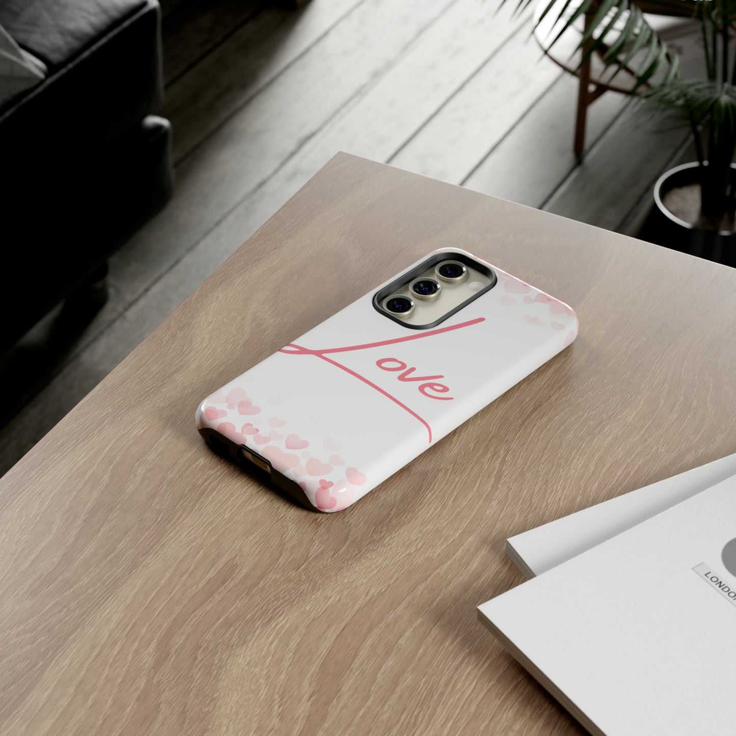 Love and Hearts Phone Case, Samsung Galaxy, iPhone 15, 14, 13 pro max case, iPhone Tough Phone Case, Popular Phone Cover, Everyday Phone Cases, Tough Case