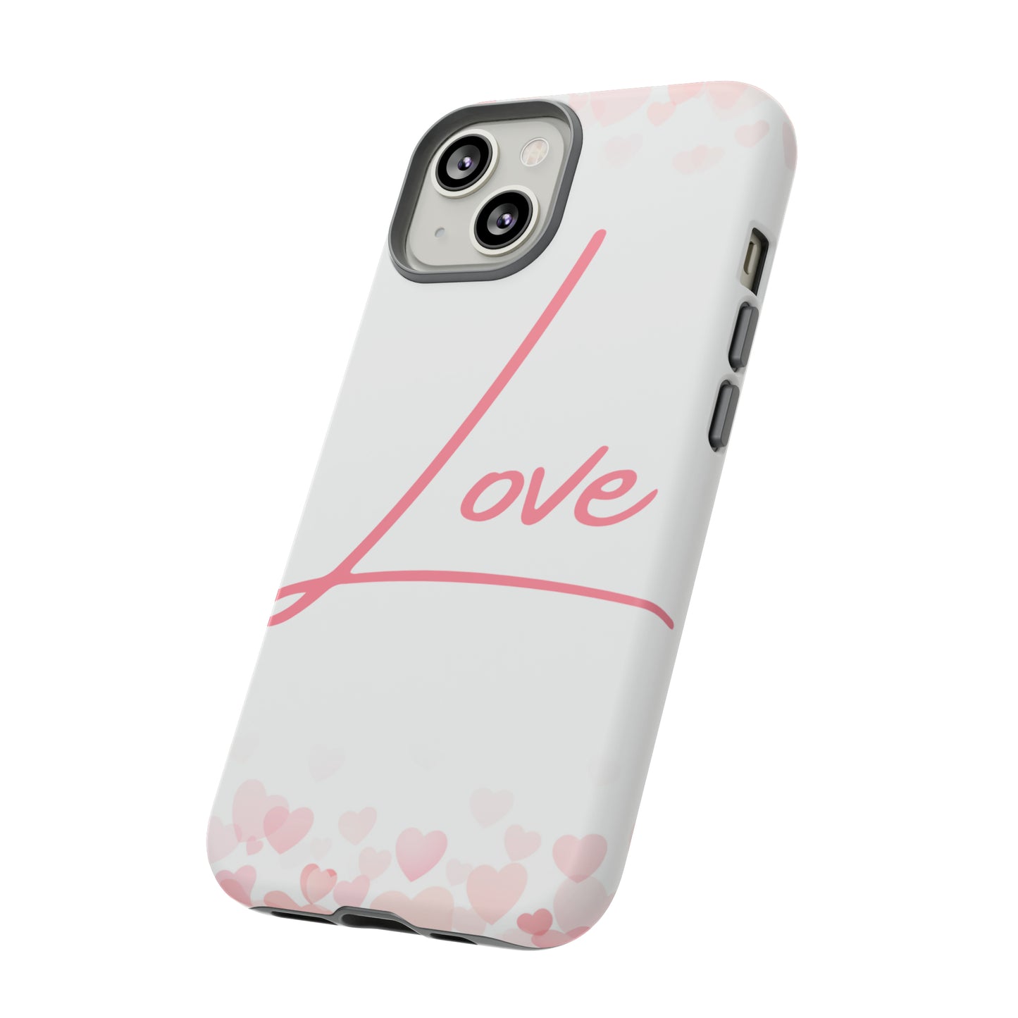Love and Hearts Phone Case, Samsung Galaxy, iPhone 15, 14, 13 pro max case, iPhone Tough Phone Case, Popular Phone Cover, Everyday Phone Cases, Tough Case
