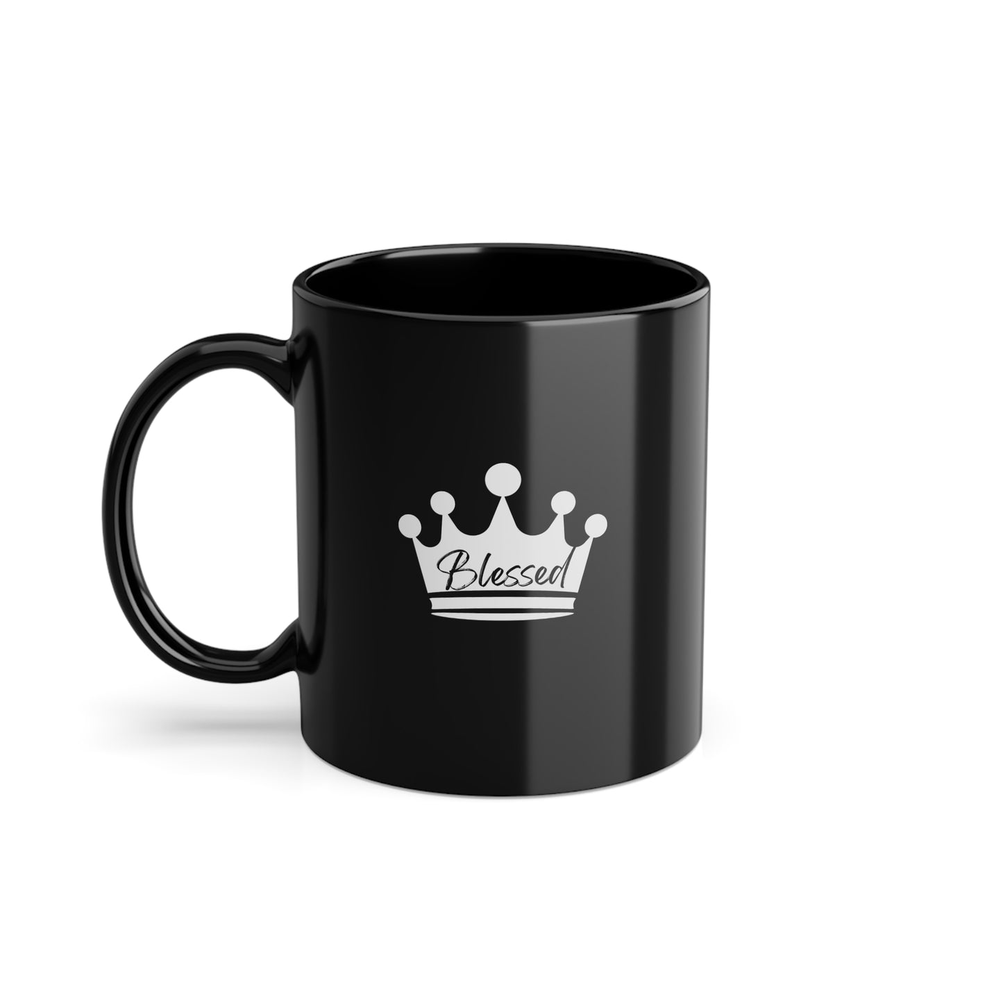 Crown Blessed Mug, 11oz, Positive, Bible Verse, Inspiration, Gift, Coffee Mug, Christian Mug, Special Occassion Mug