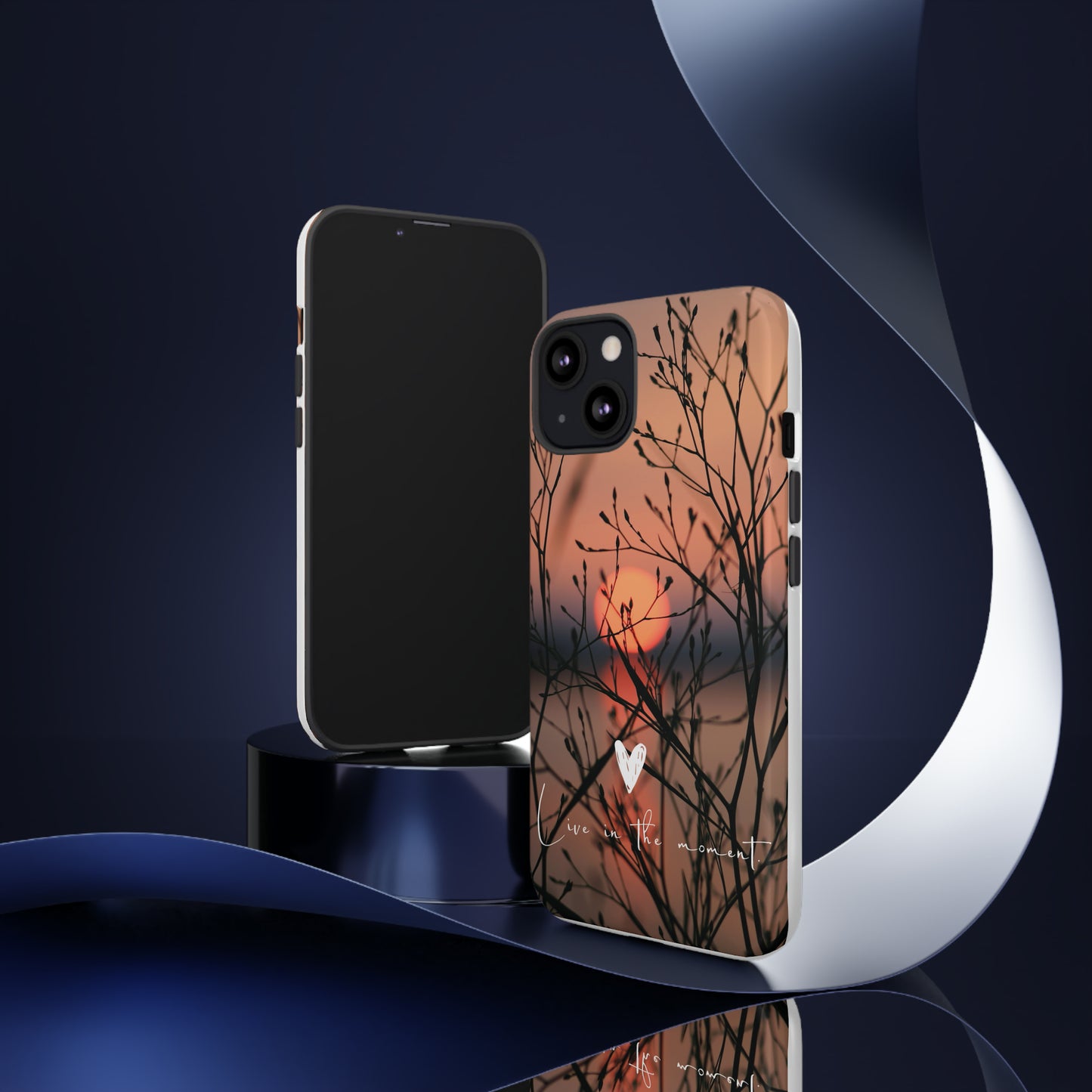 Live In The Moment, Samsung Galaxy, iPhone 15, 14, 13 pro max case, iPhone Tough Phone Case, Popular Phone Cover, Everyday Phone Cases, Tough Case