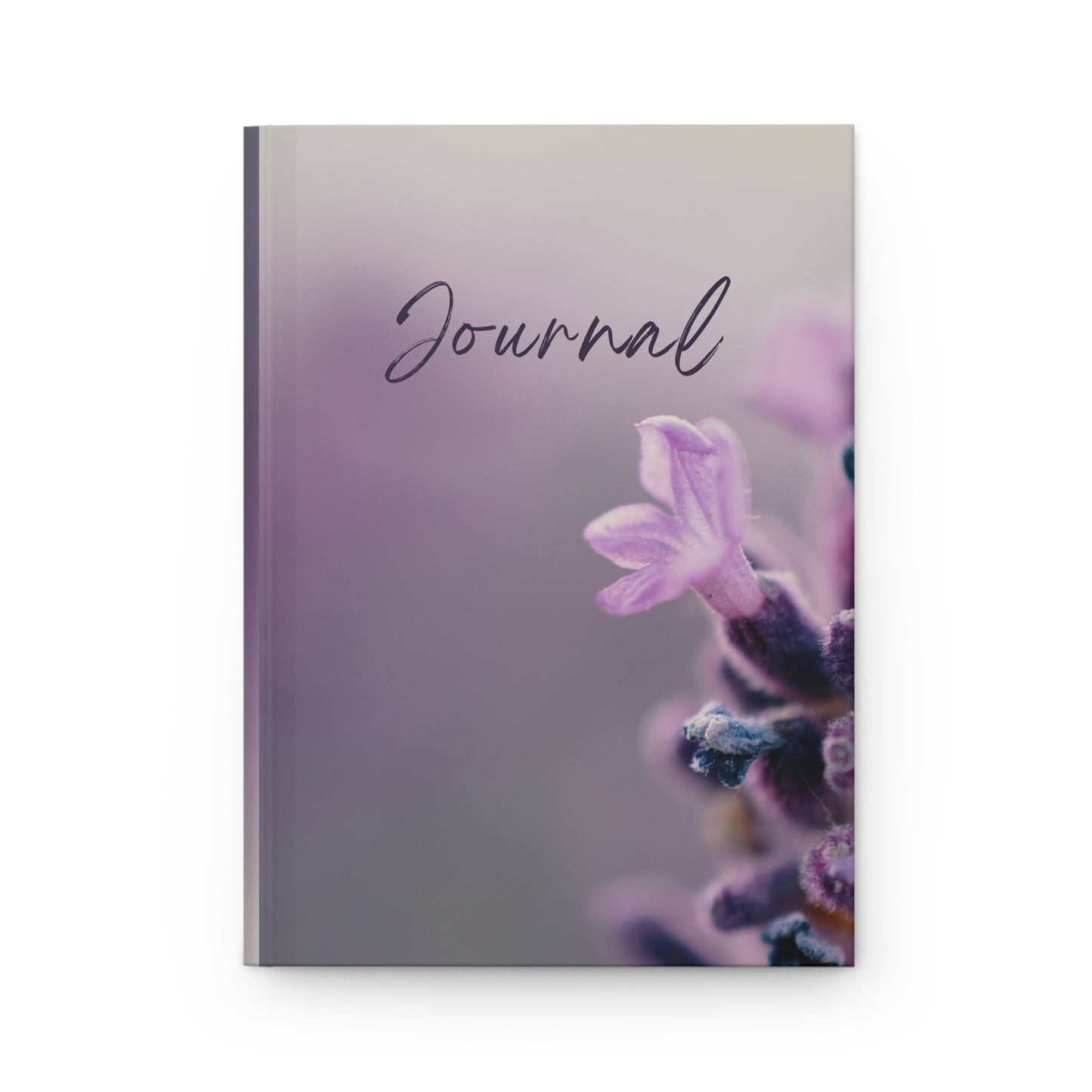 Purple Floral Hardcover Journal Matte