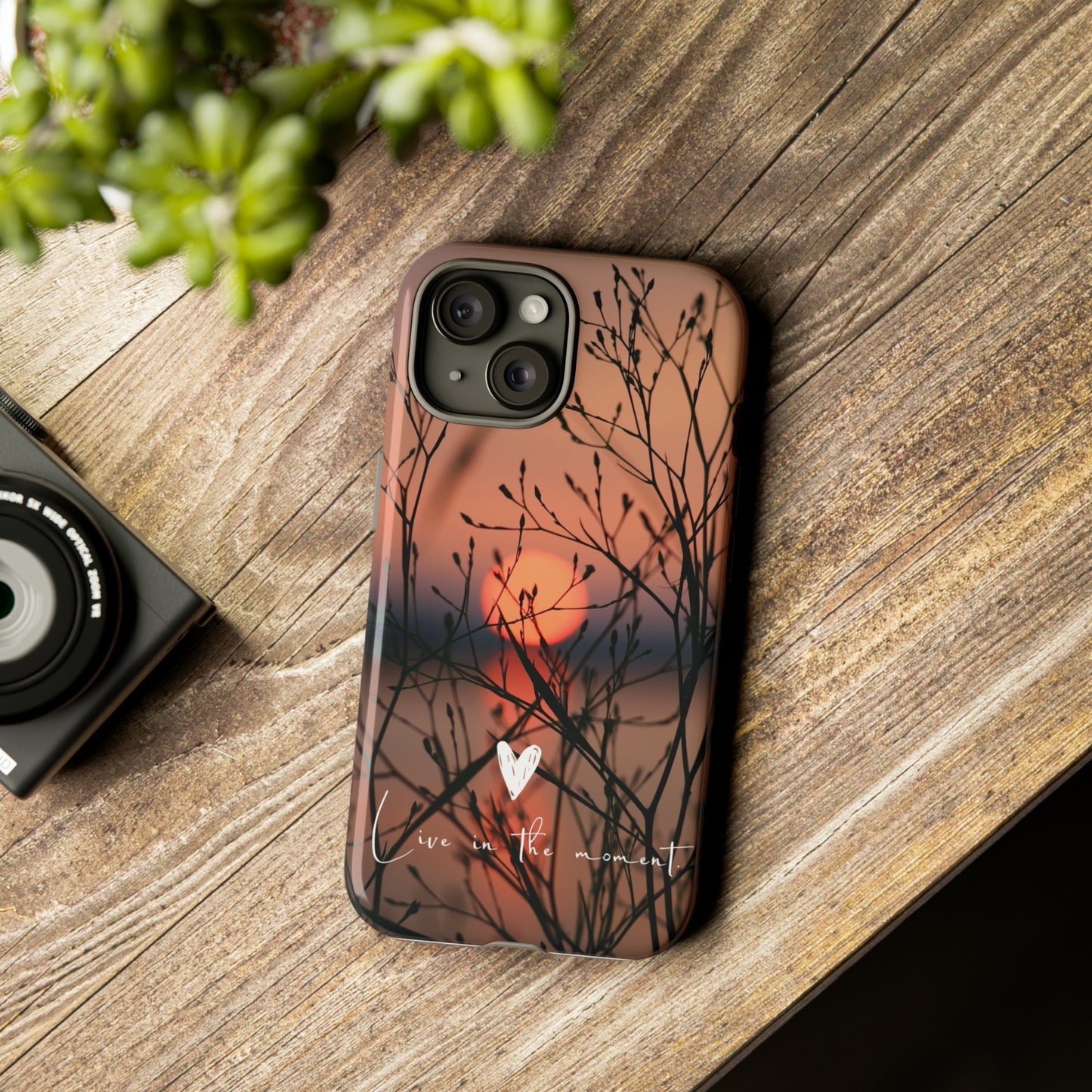 Live In The Moment, Samsung Galaxy, iPhone 15, 14, 13 pro max case, iPhone Tough Phone Case, Popular Phone Cover, Everyday Phone Cases, Tough Case