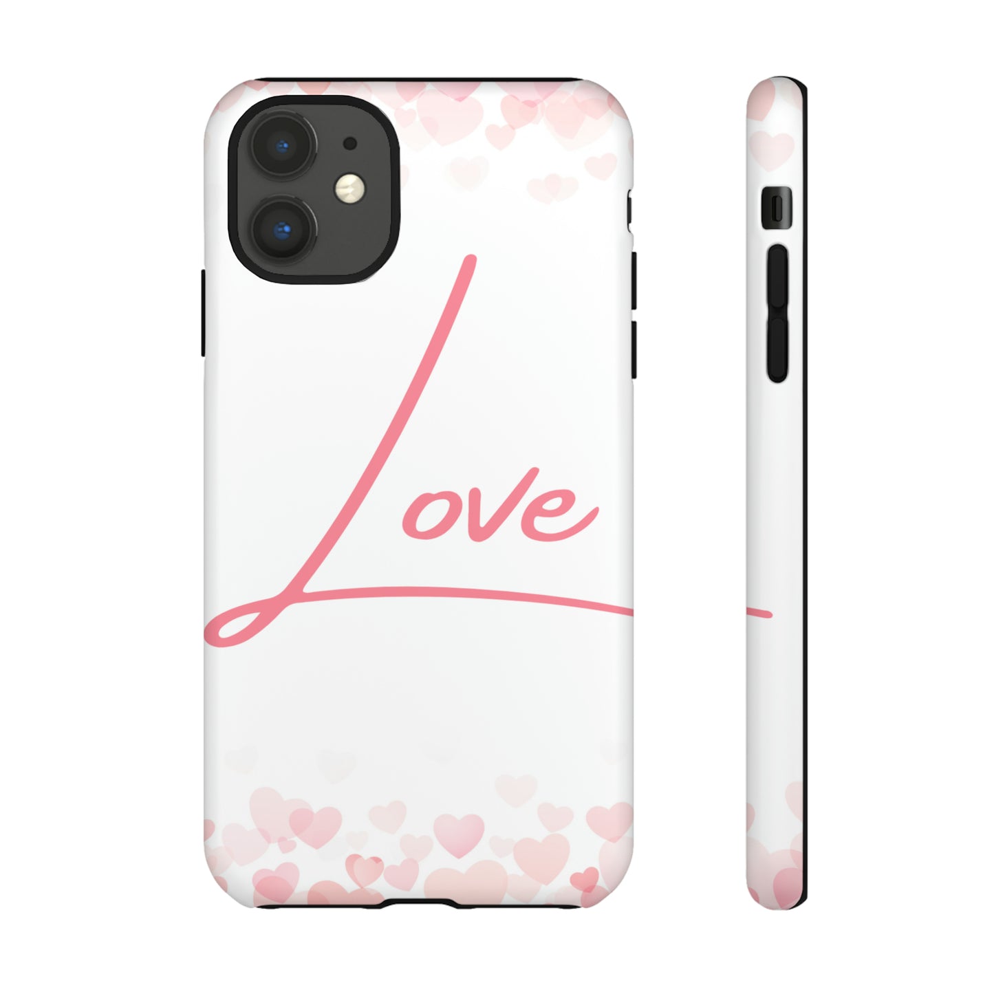 Love and Hearts Phone Case, Samsung Galaxy, iPhone 15, 14, 13 pro max case, iPhone Tough Phone Case, Popular Phone Cover, Everyday Phone Cases, Tough Case