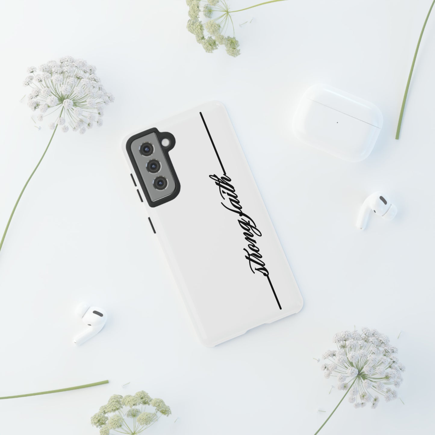 Strong Faith Phone Case, Samsung, iPhone 15, 14, 13 pro max case, iPhone Tough Phone Case, Popular Phone Cover, Everyday Phone Cases, Tough Case