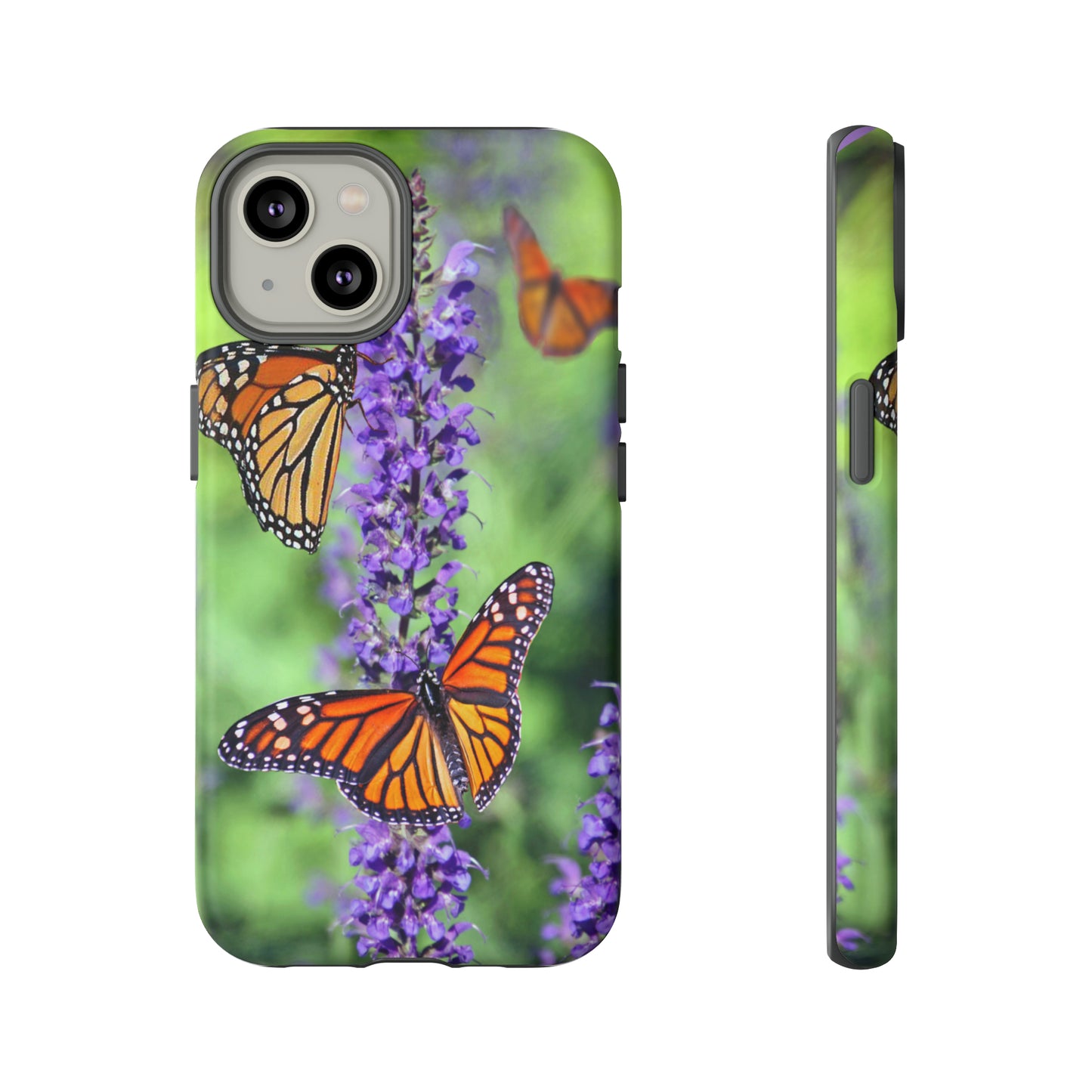 Beautiful Butterfly w/Green Background Phone Case, Samsung Galaxy, iPhone 15, 14, 13 pro max case, iPhone Tough Phone Case, Popular Phone Cover, Everyday Phone Cases, Tough Case