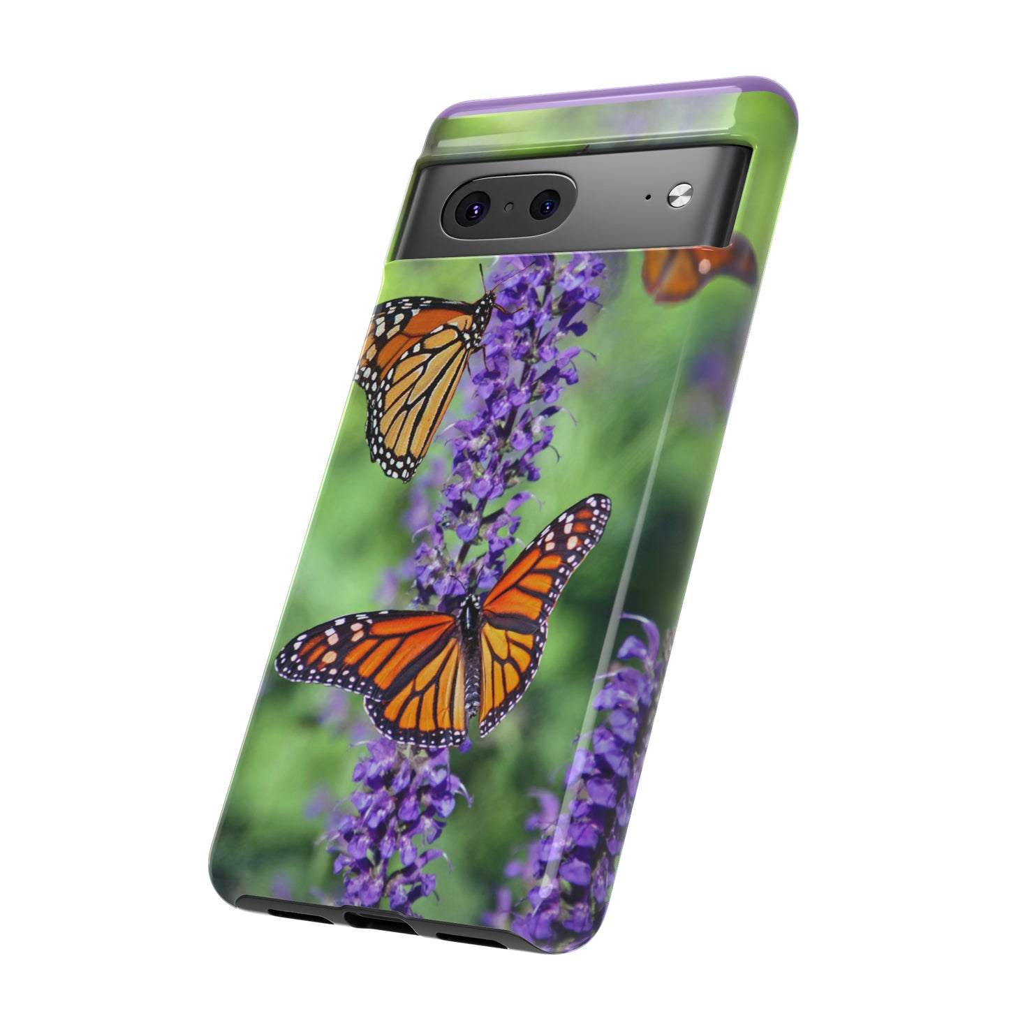 Beautiful Butterfly w/Green Background Phone Case, Samsung Galaxy, iPhone 15, 14, 13 pro max case, iPhone Tough Phone Case, Popular Phone Cover, Everyday Phone Cases, Tough Case