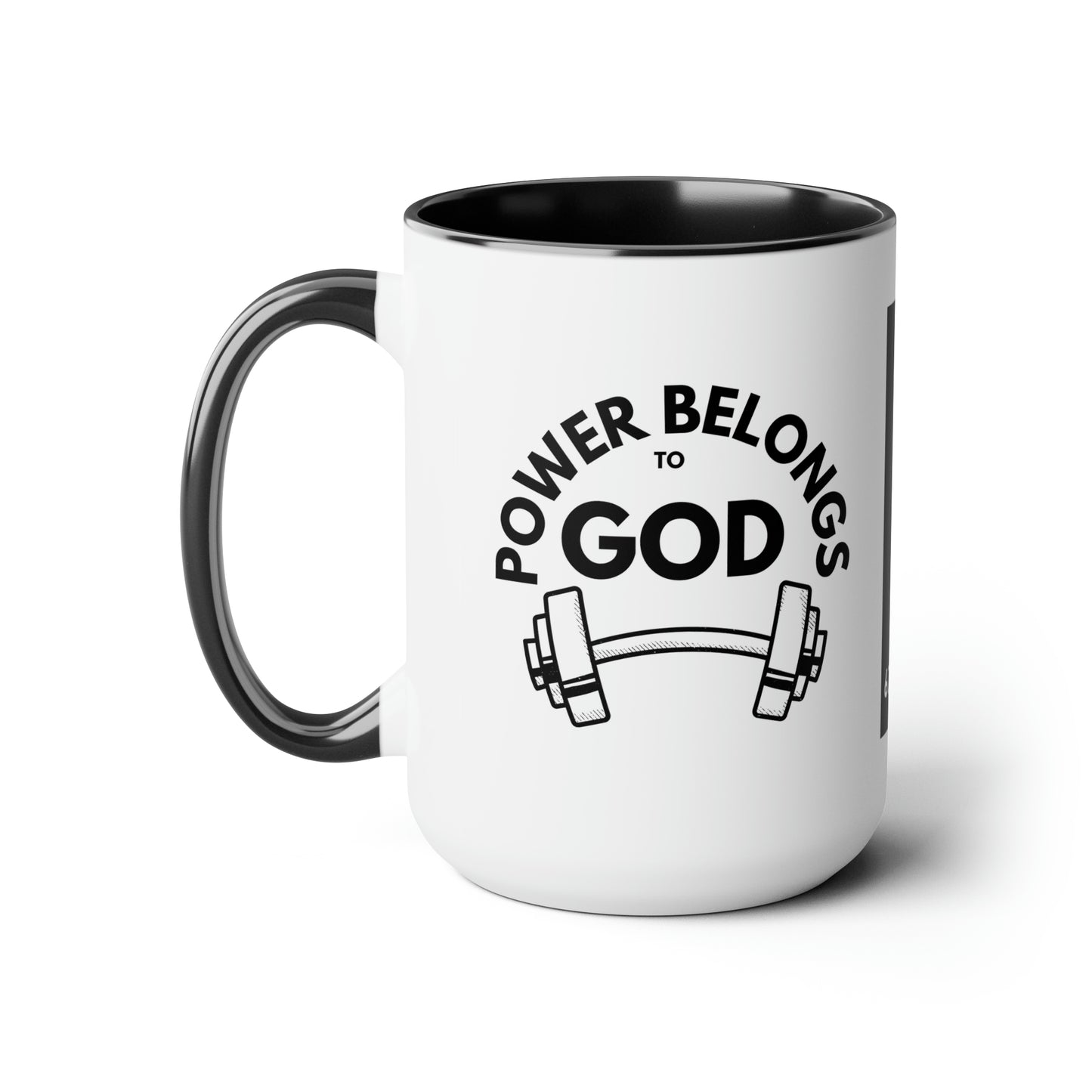 Power Belongs to God Mug, 11oz, Psalms 62:11, Positive, Bible Verse, Inspiration, Gift, Coffee Mug, Christian Mug