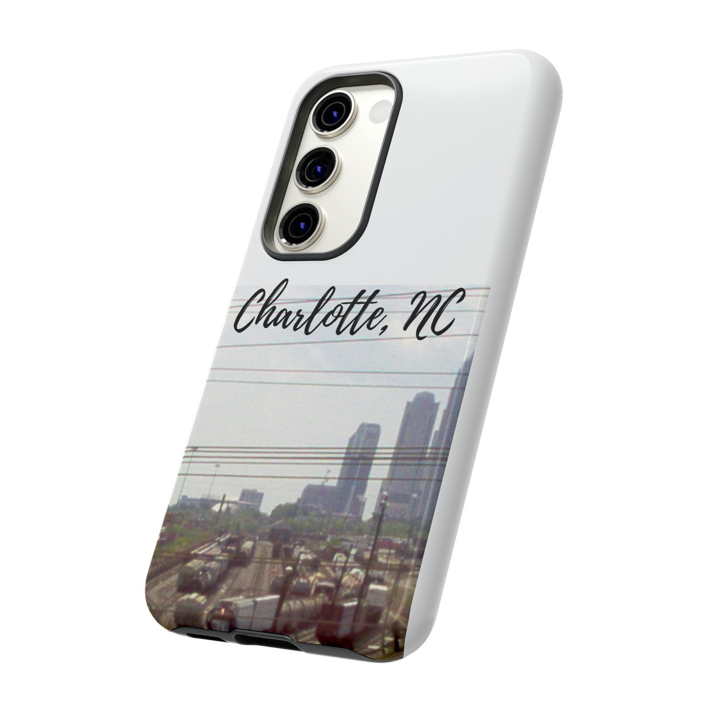 Charlotte NC Skyline Phone Case, Samsung, iPhone 15, 14, 13 pro max case, iPhone Tough Phone Case, Popular Phone Cover, Tough Case