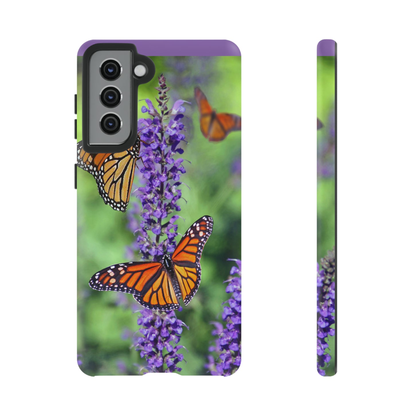 Beautiful Butterfly w/Green Background Phone Case, Samsung Galaxy, iPhone 15, 14, 13 pro max case, iPhone Tough Phone Case, Popular Phone Cover, Everyday Phone Cases, Tough Case