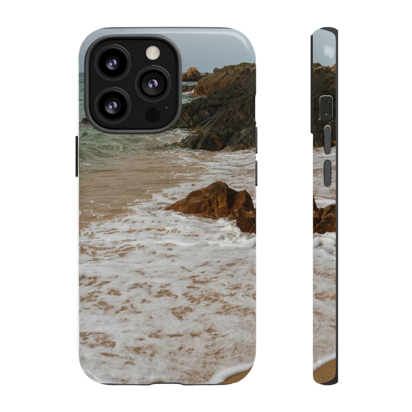 Calm Beach, Phone Case, Samsung Galaxy, iPhone 15, 14, 13 pro max case, iPhone Tough Phone Case, Popular Phone Cover, Everyday Phone Cases, Tough Case