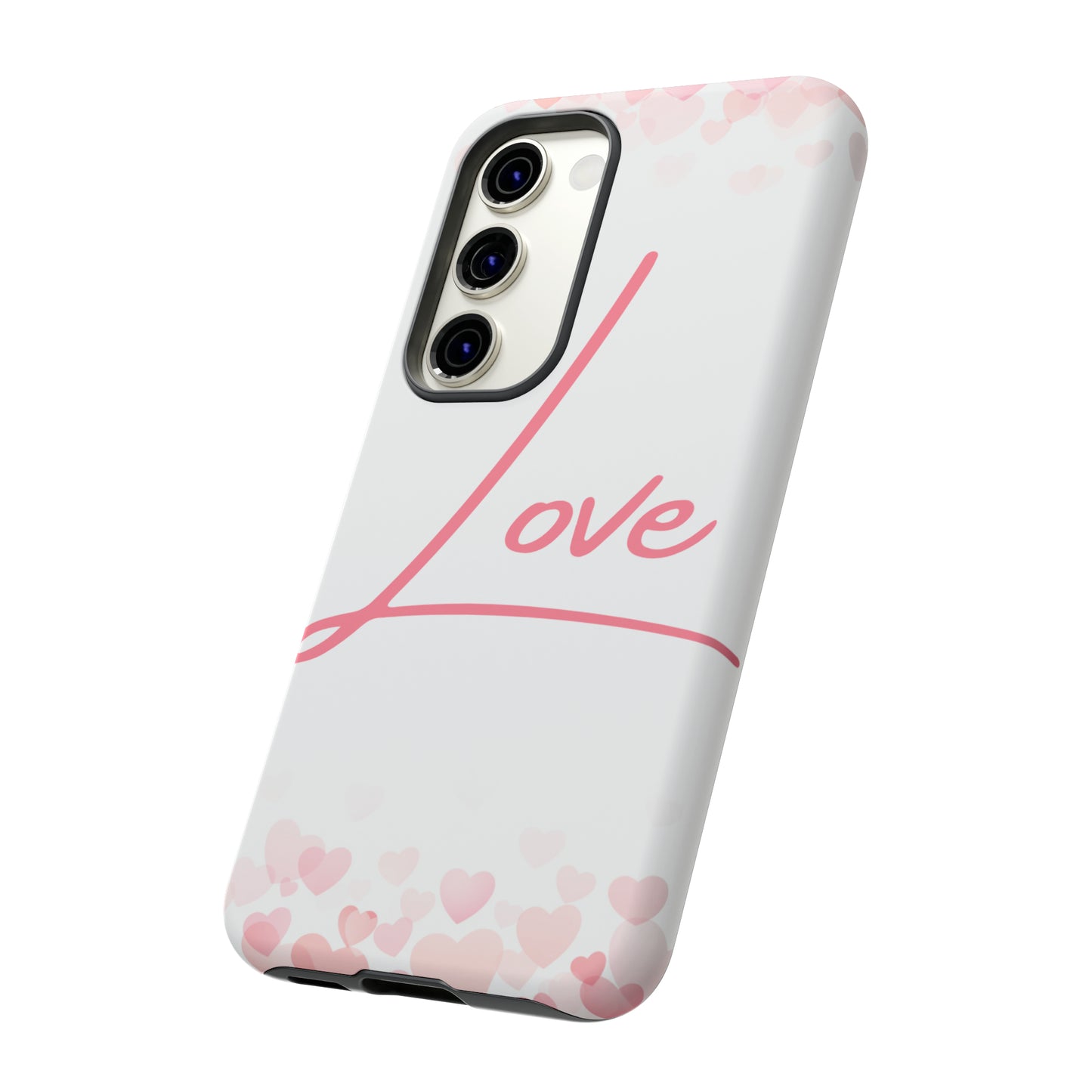 Love and Hearts Phone Case, Samsung Galaxy, iPhone 15, 14, 13 pro max case, iPhone Tough Phone Case, Popular Phone Cover, Everyday Phone Cases, Tough Case