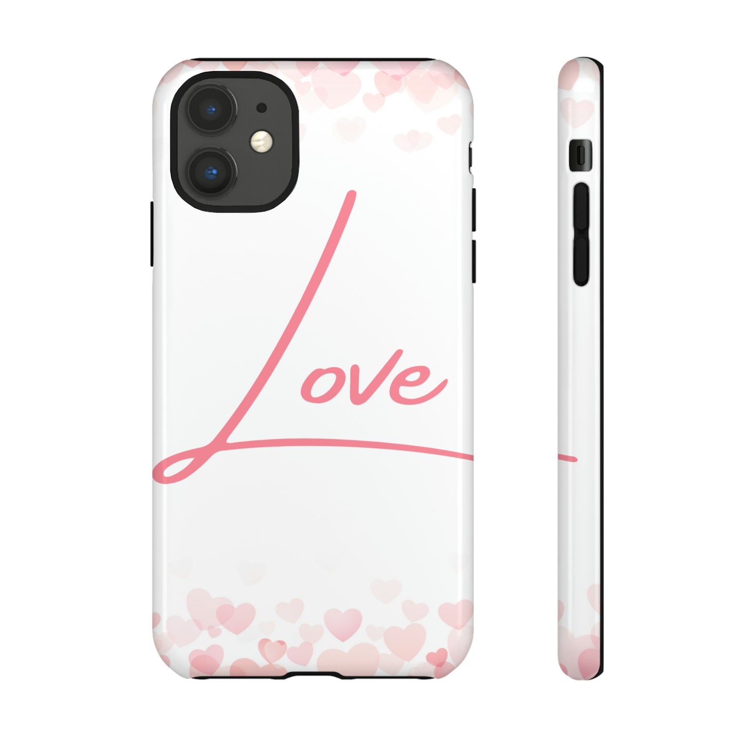 Love and Hearts Phone Case, Samsung Galaxy, iPhone 15, 14, 13 pro max case, iPhone Tough Phone Case, Popular Phone Cover, Everyday Phone Cases, Tough Case