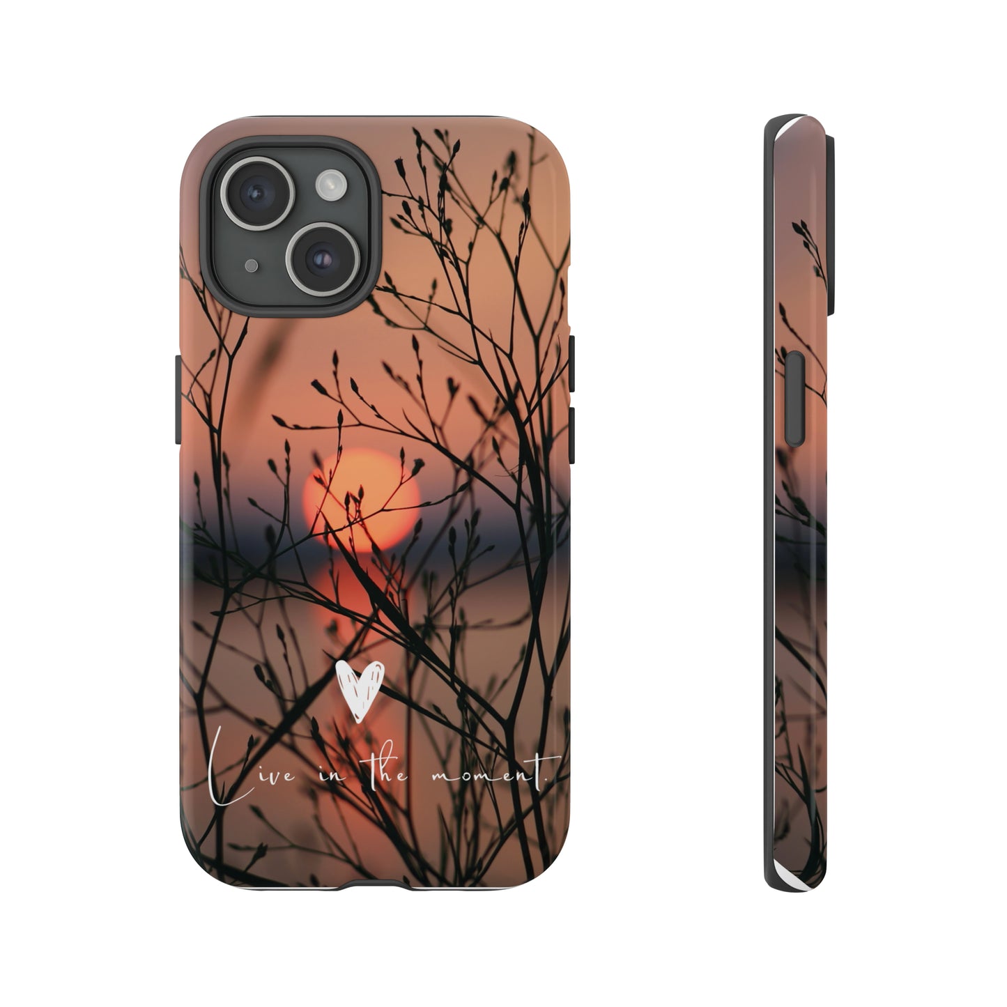 Live In The Moment, Samsung Galaxy, iPhone 15, 14, 13 pro max case, iPhone Tough Phone Case, Popular Phone Cover, Everyday Phone Cases, Tough Case
