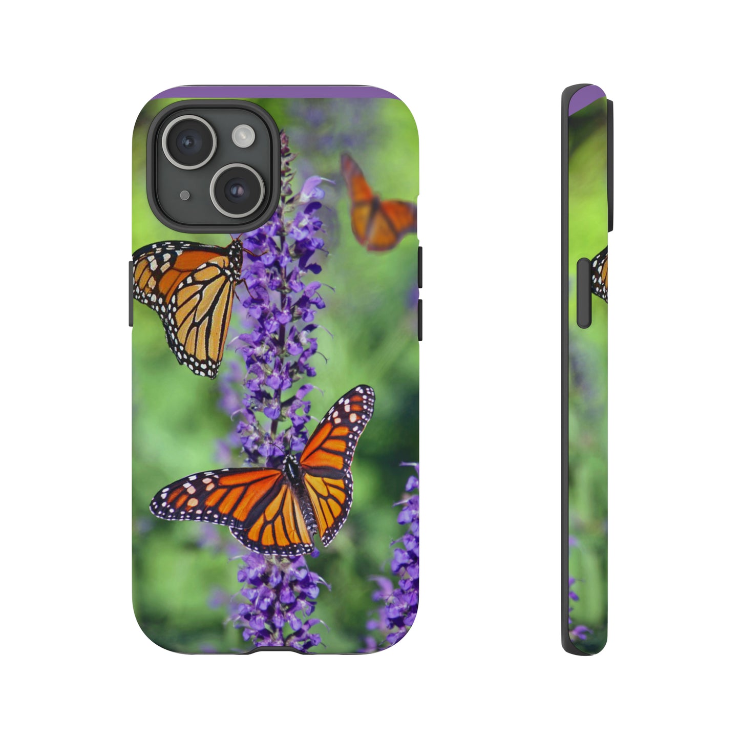 Beautiful Butterfly w/Green Background Phone Case, Samsung Galaxy, iPhone 15, 14, 13 pro max case, iPhone Tough Phone Case, Popular Phone Cover, Everyday Phone Cases, Tough Case