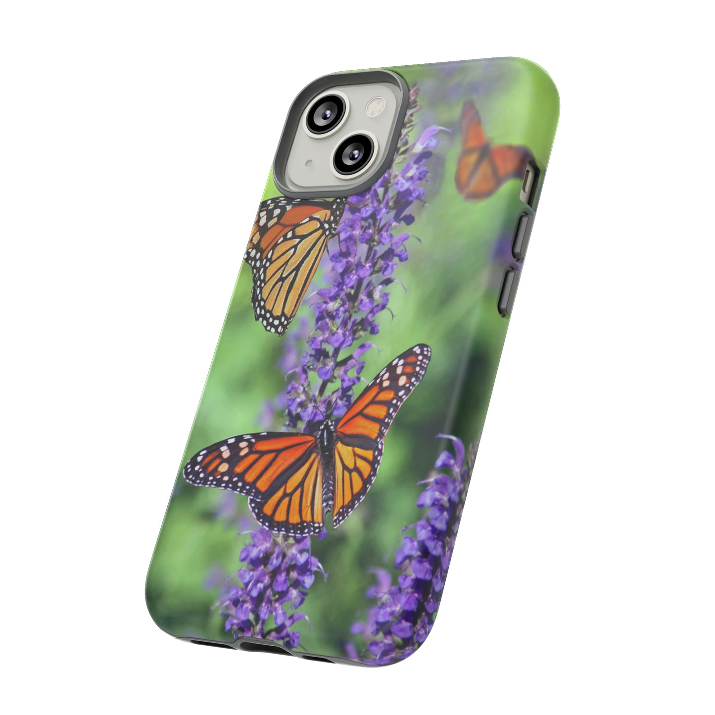 Beautiful Butterfly w/Green Background Phone Case, Samsung Galaxy, iPhone 15, 14, 13 pro max case, iPhone Tough Phone Case, Popular Phone Cover, Everyday Phone Cases, Tough Case