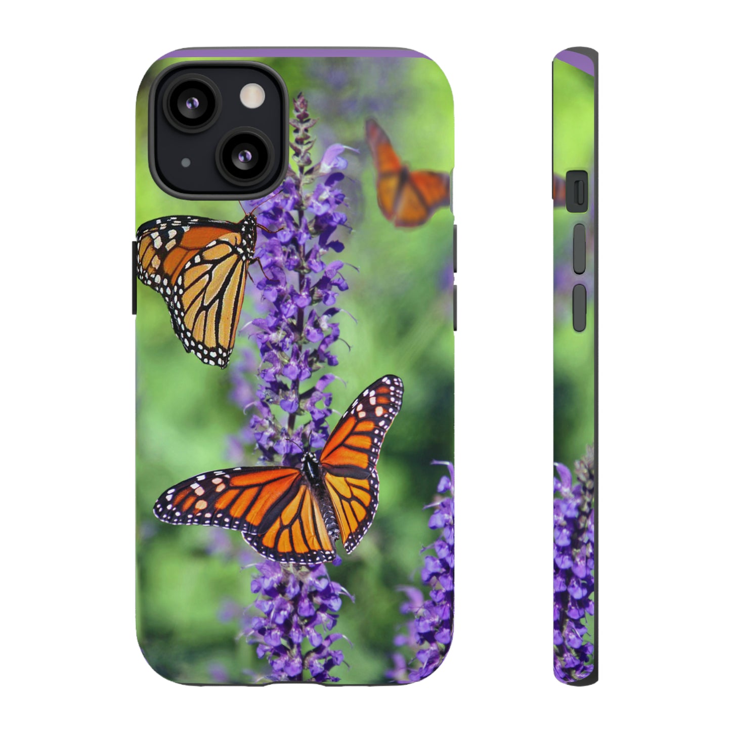Beautiful Butterfly w/Green Background Phone Case, Samsung Galaxy, iPhone 15, 14, 13 pro max case, iPhone Tough Phone Case, Popular Phone Cover, Everyday Phone Cases, Tough Case