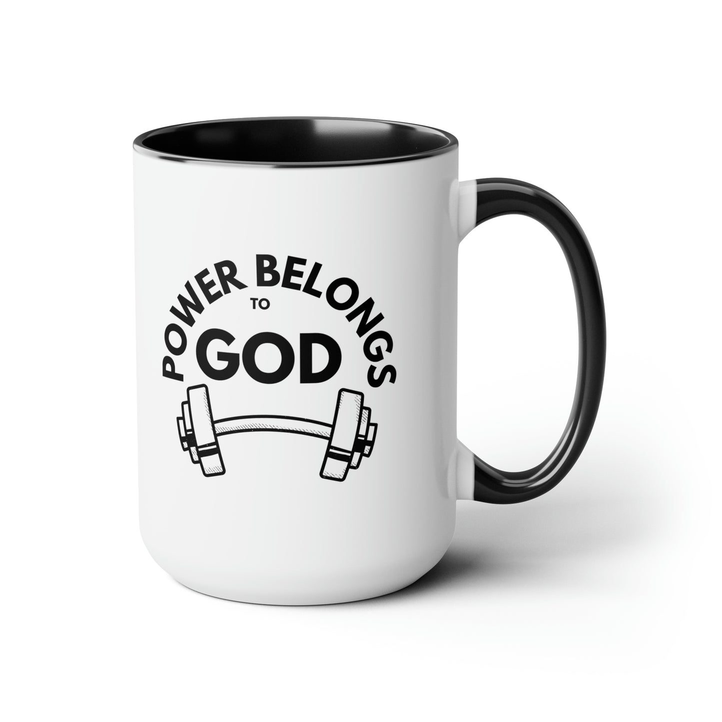 Power Belongs to God Mug, 11oz, Psalms 62:11, Positive, Bible Verse, Inspiration, Gift, Coffee Mug, Christian Mug