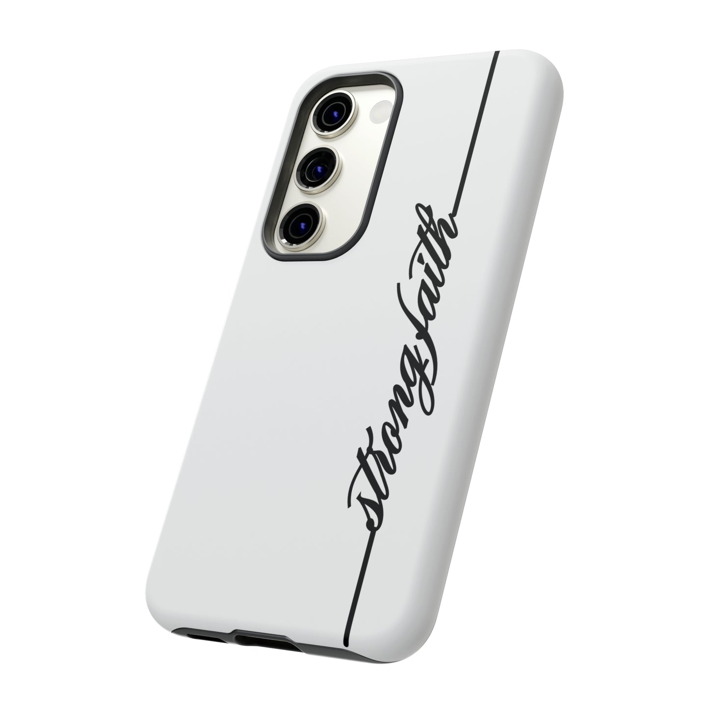 Strong Faith Phone Case, Samsung, iPhone 15, 14, 13 pro max case, iPhone Tough Phone Case, Popular Phone Cover, Everyday Phone Cases, Tough Case