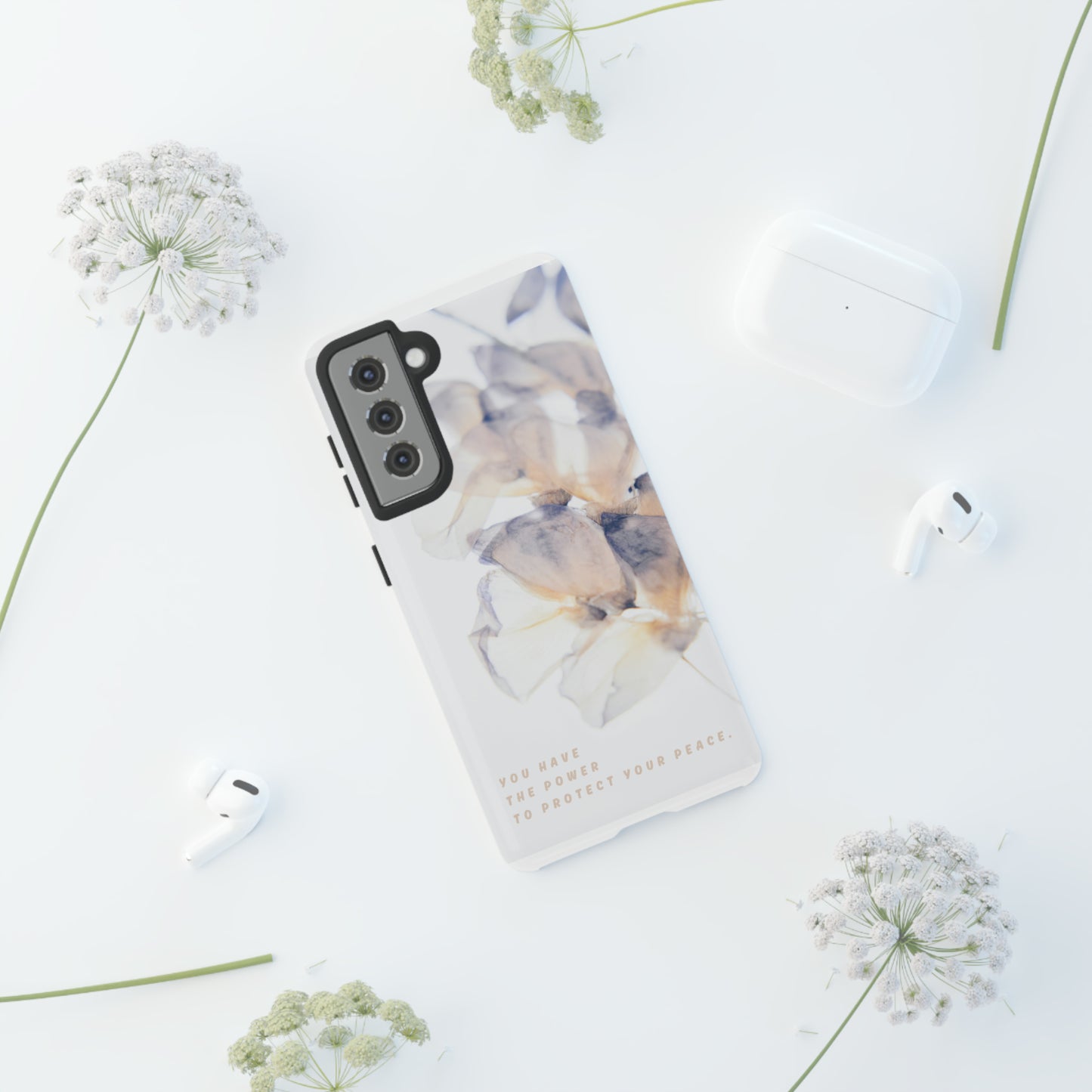 You Have The Power To Protect Your Peace, Samsung Galaxy, iPhone 15, 14, 13 cases, iPhone Tough Phone Case, Popular Phone Cover, Everyday Phone Cases, Tough Case