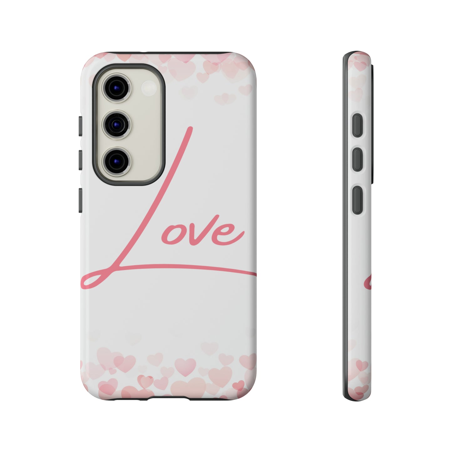 Love and Hearts Phone Case, Samsung Galaxy, iPhone 15, 14, 13 pro max case, iPhone Tough Phone Case, Popular Phone Cover, Everyday Phone Cases, Tough Case