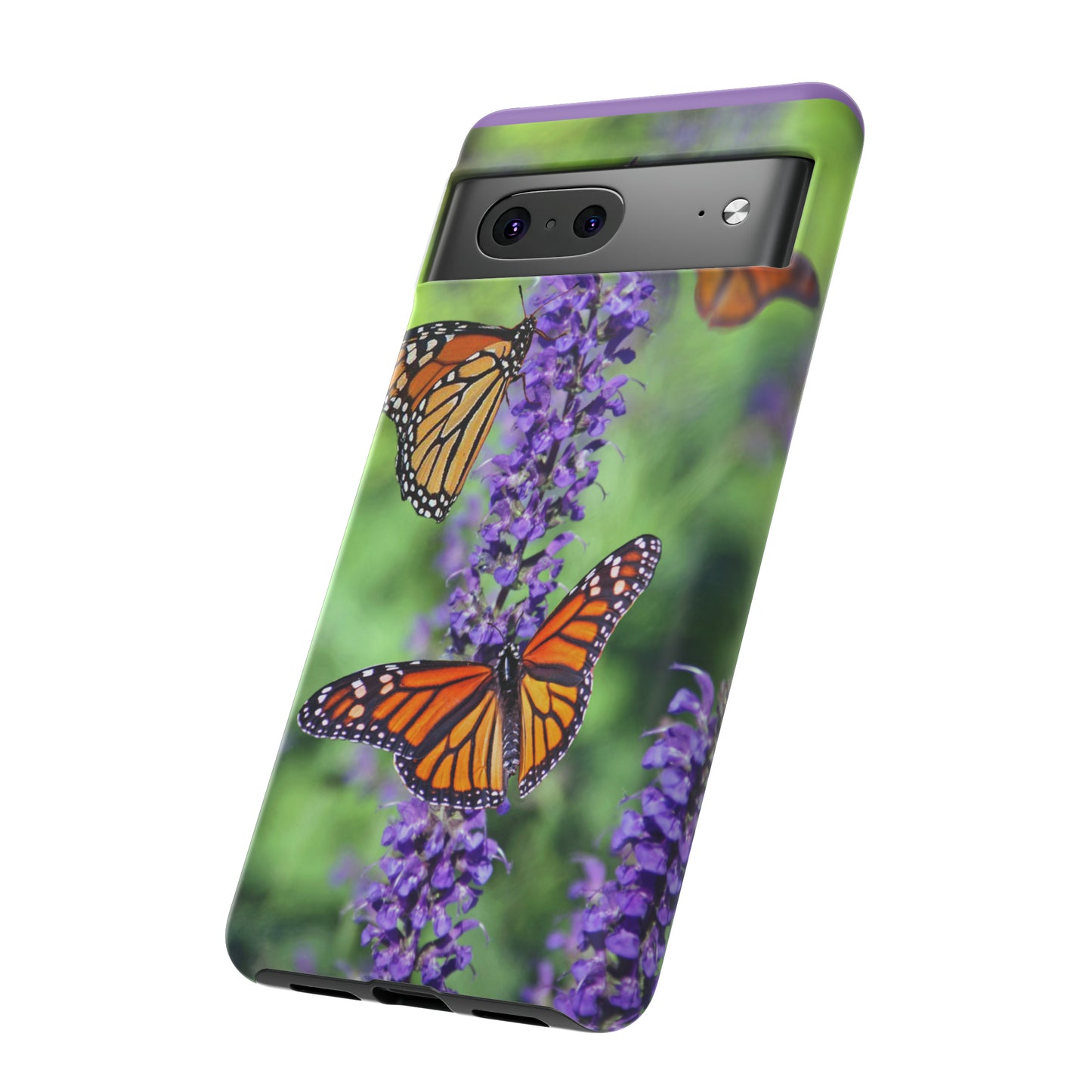 Beautiful Butterfly w/Green Background Phone Case, Samsung Galaxy, iPhone 15, 14, 13 pro max case, iPhone Tough Phone Case, Popular Phone Cover, Everyday Phone Cases, Tough Case