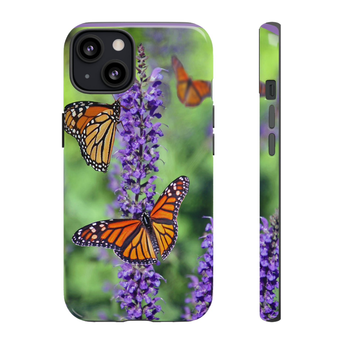 Beautiful Butterfly w/Green Background Phone Case, Samsung Galaxy, iPhone 15, 14, 13 pro max case, iPhone Tough Phone Case, Popular Phone Cover, Everyday Phone Cases, Tough Case
