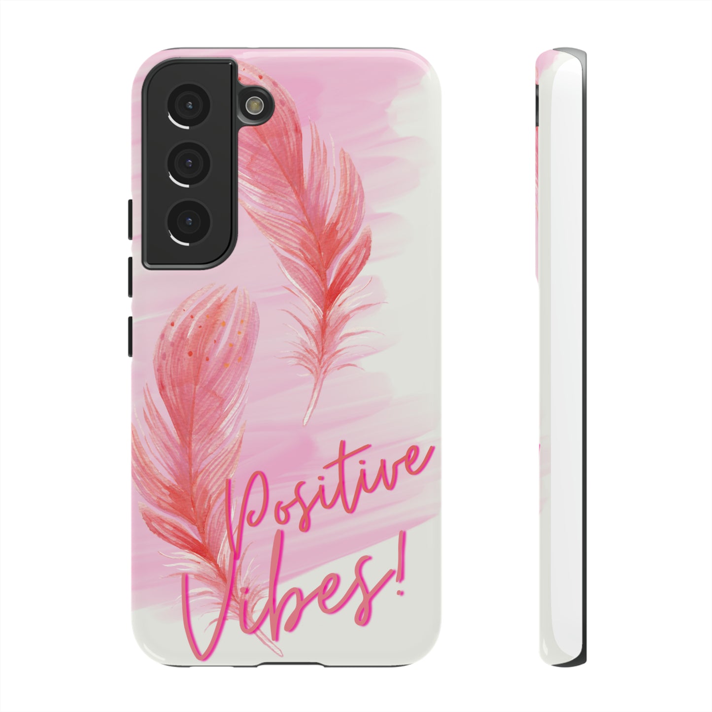 Positive Vibes, Samsung Galaxy, iPhone 15, 14, 13 pro max case, iPhone Tough Phone Case, Popular Phone Cover, Everyday Phone Cases, Tough Case