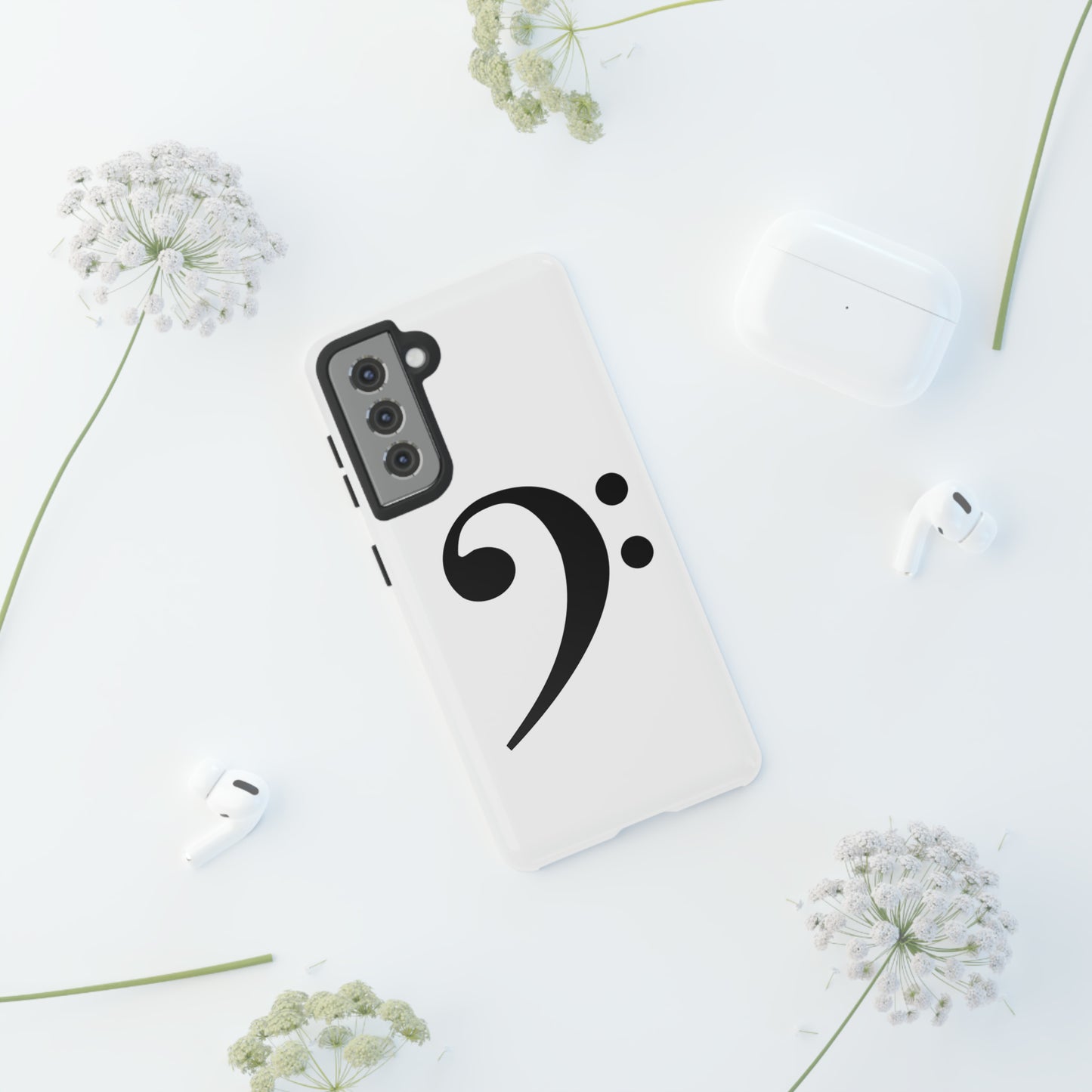 Bass Clef Phone Case, Samsung, iPhone 15, 14, 13 pro max case, iPhone Tough Phone Case, Popular Phone Cover, Everyday Phone Cases, Tough Case