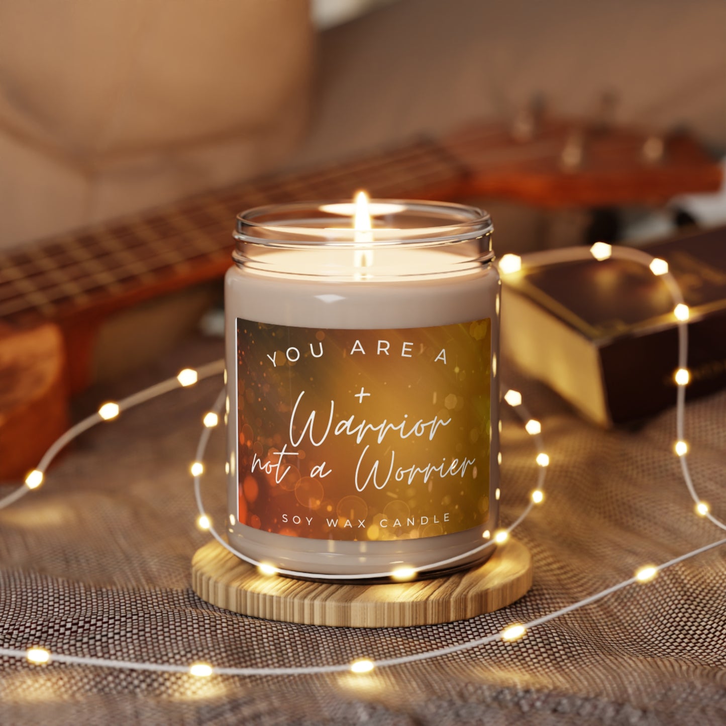 You are a warrior Inspirational Scented Soy Candle, 9oz Assorted scents