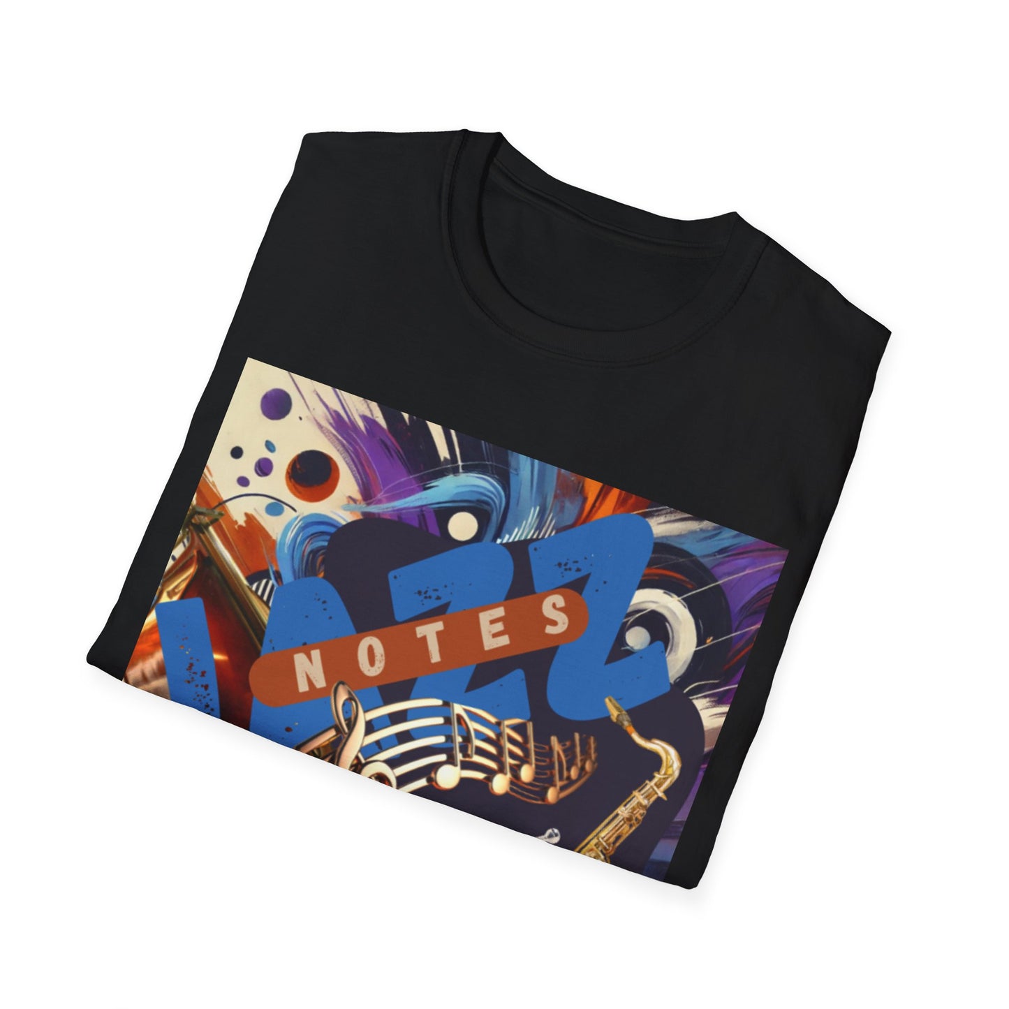 Jazz Notes Unisex Softstyle T-Shirt Ministry Accessories Christian Wear
