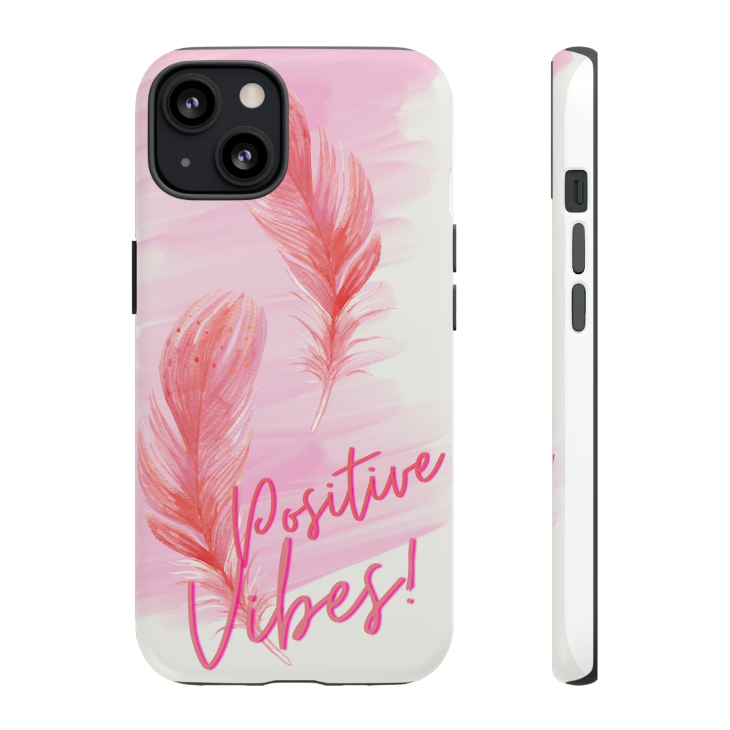Positive Vibes, Samsung Galaxy, iPhone 15, 14, 13 pro max case, iPhone Tough Phone Case, Popular Phone Cover, Everyday Phone Cases, Tough Case