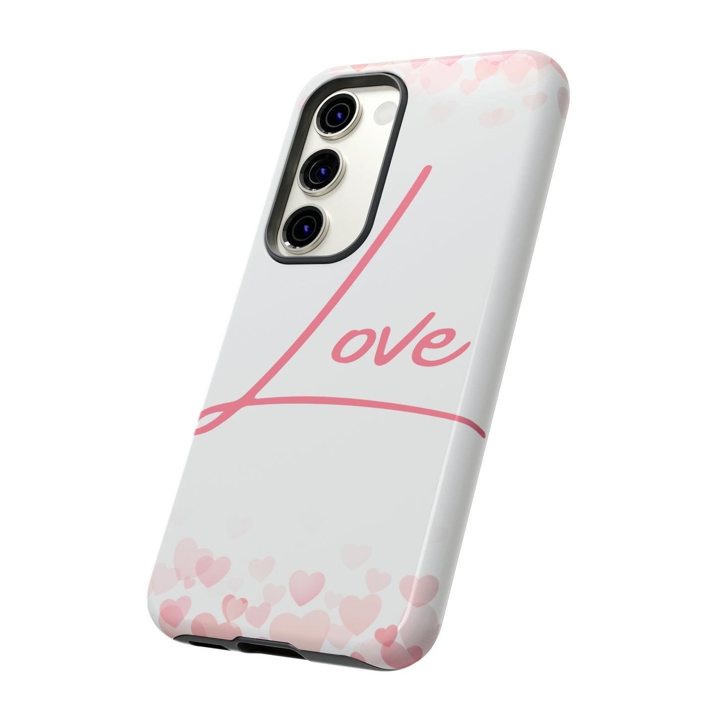 Love and Hearts Phone Case, Samsung Galaxy, iPhone 15, 14, 13 pro max case, iPhone Tough Phone Case, Popular Phone Cover, Everyday Phone Cases, Tough Case
