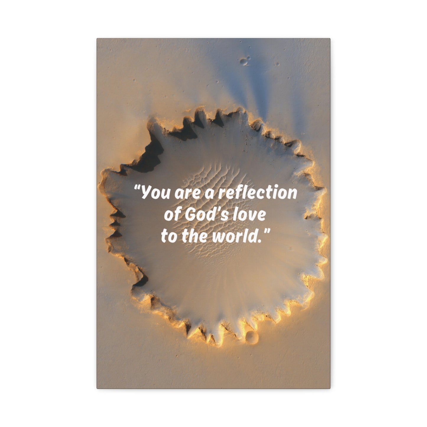 Reflection of God Canvas Gallery Framed Vertical Poster, Canvas Wall Art Set Abstract Prints Minimalist Modern Art Boho Wall Decor