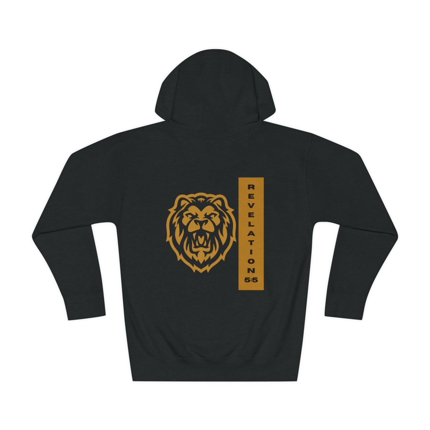 Lion of Judah Unisex Black Fleece Hoodie