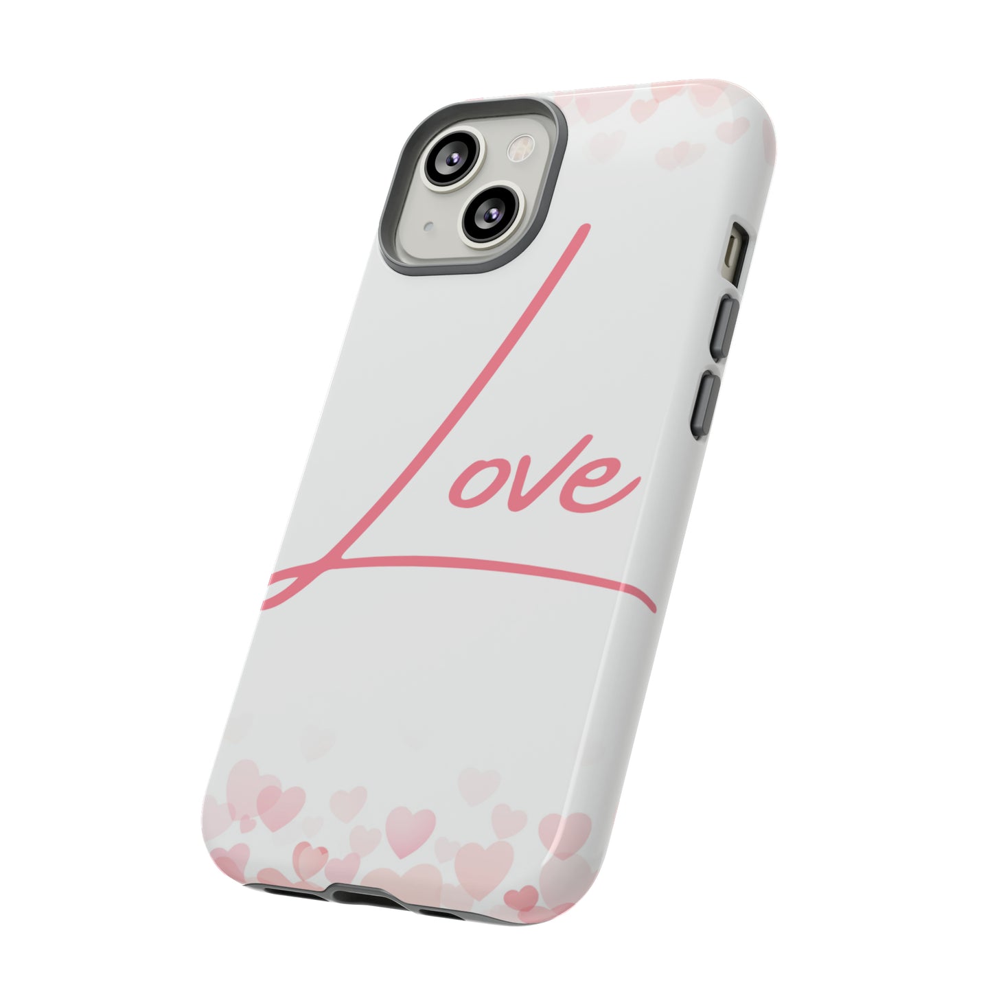 Love and Hearts Phone Case, Samsung Galaxy, iPhone 15, 14, 13 pro max case, iPhone Tough Phone Case, Popular Phone Cover, Everyday Phone Cases, Tough Case