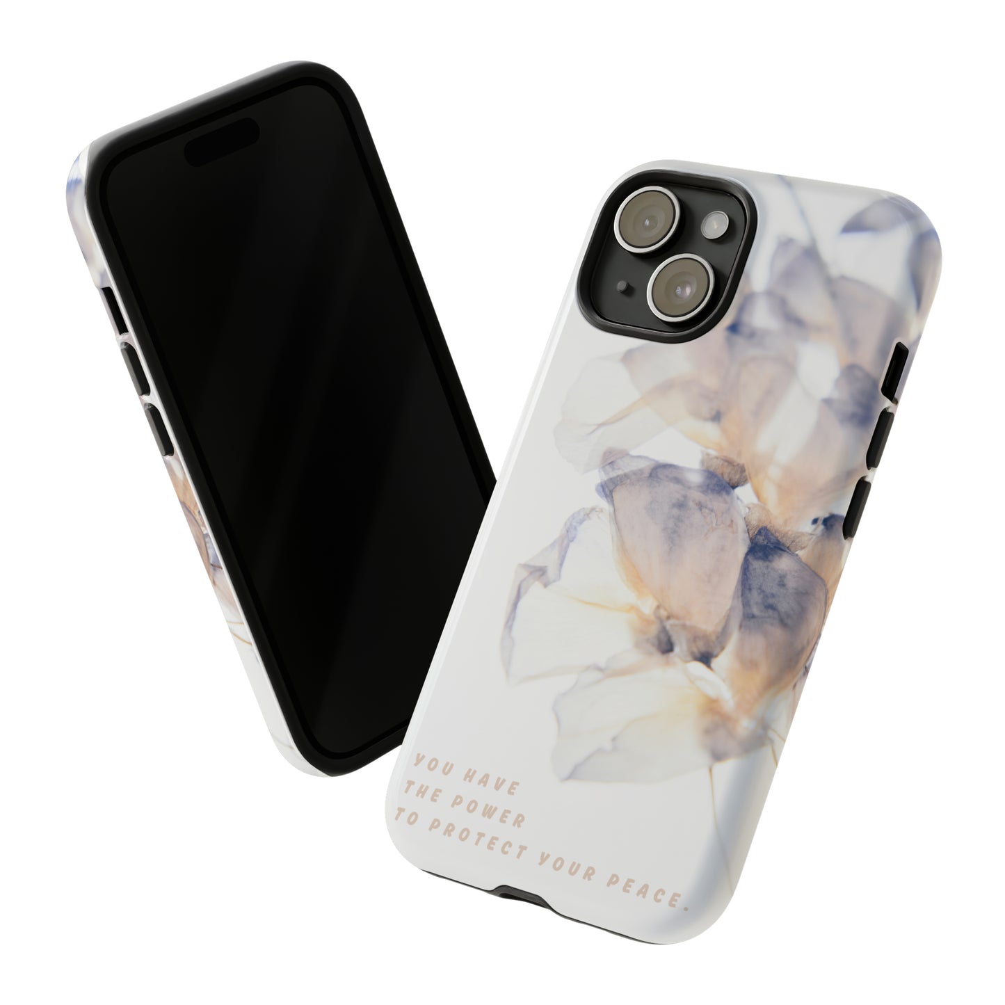 You Have The Power To Protect Your Peace, Samsung Galaxy, iPhone 15, 14, 13 cases, iPhone Tough Phone Case, Popular Phone Cover, Everyday Phone Cases, Tough Case