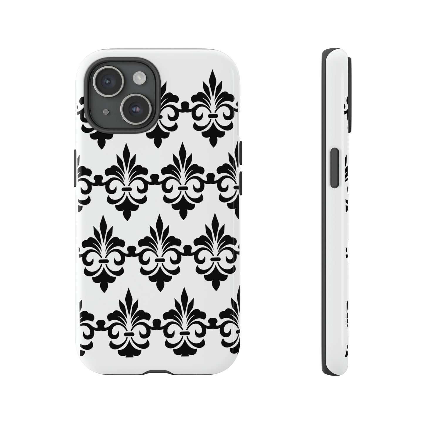 Fleur-de-lis Phone Case, Samsung, iPhone 15, 14, 13 pro max case, iPhone Tough Phone Case, Popular Phone Cover, Everyday Phone Cases, Tough Case