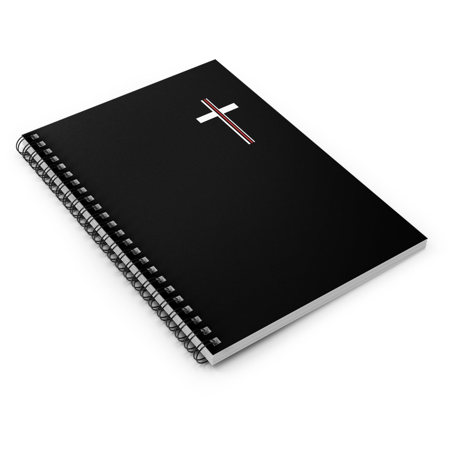 Cross + Blood Spiral Notebook - Ruled Line