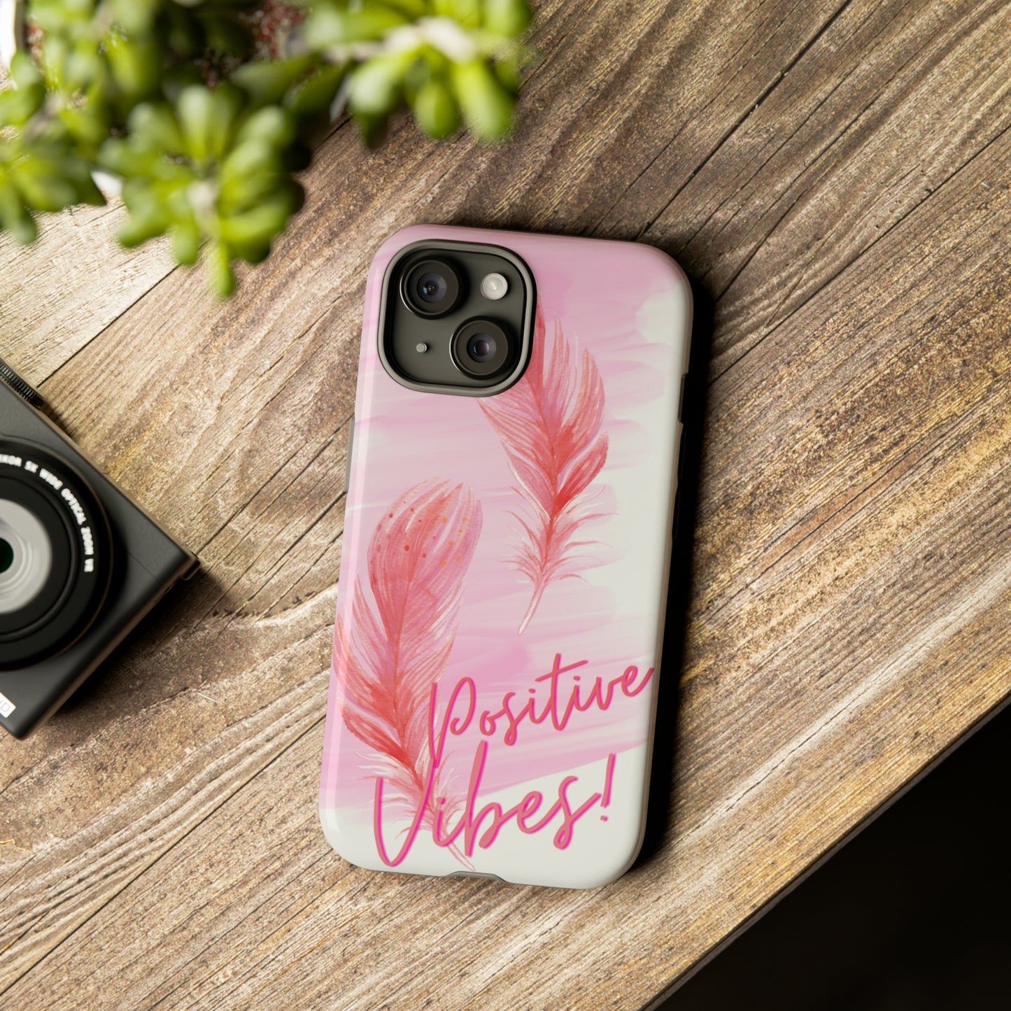 Positive Vibes, Samsung Galaxy, iPhone 15, 14, 13 pro max case, iPhone Tough Phone Case, Popular Phone Cover, Everyday Phone Cases, Tough Case