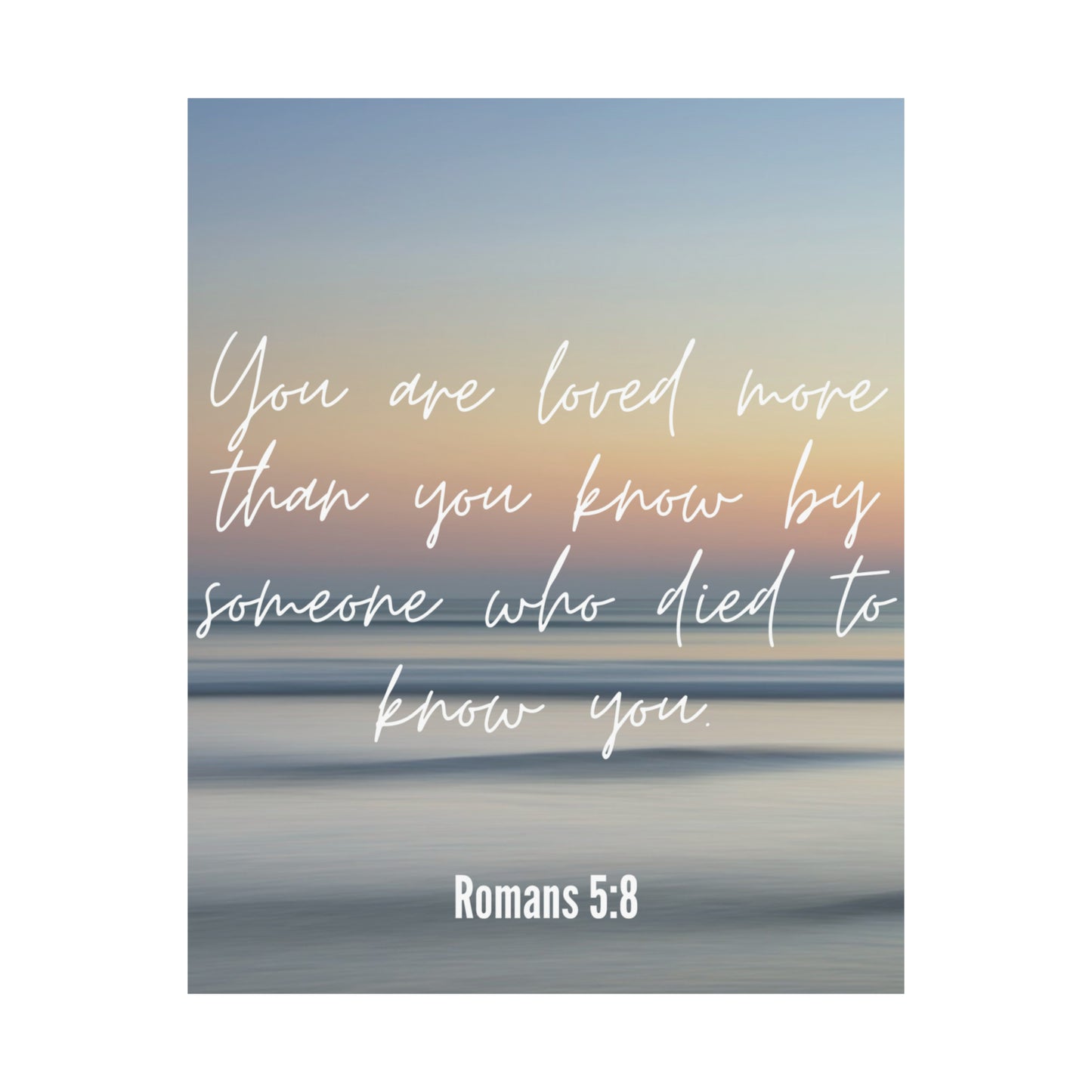 You are Loved Matte Vertical Framed Vertical Poster, Framed Canvas Wall Art Set Abstract Christian Prints Minimalist Modern Art Boho Wall Decor