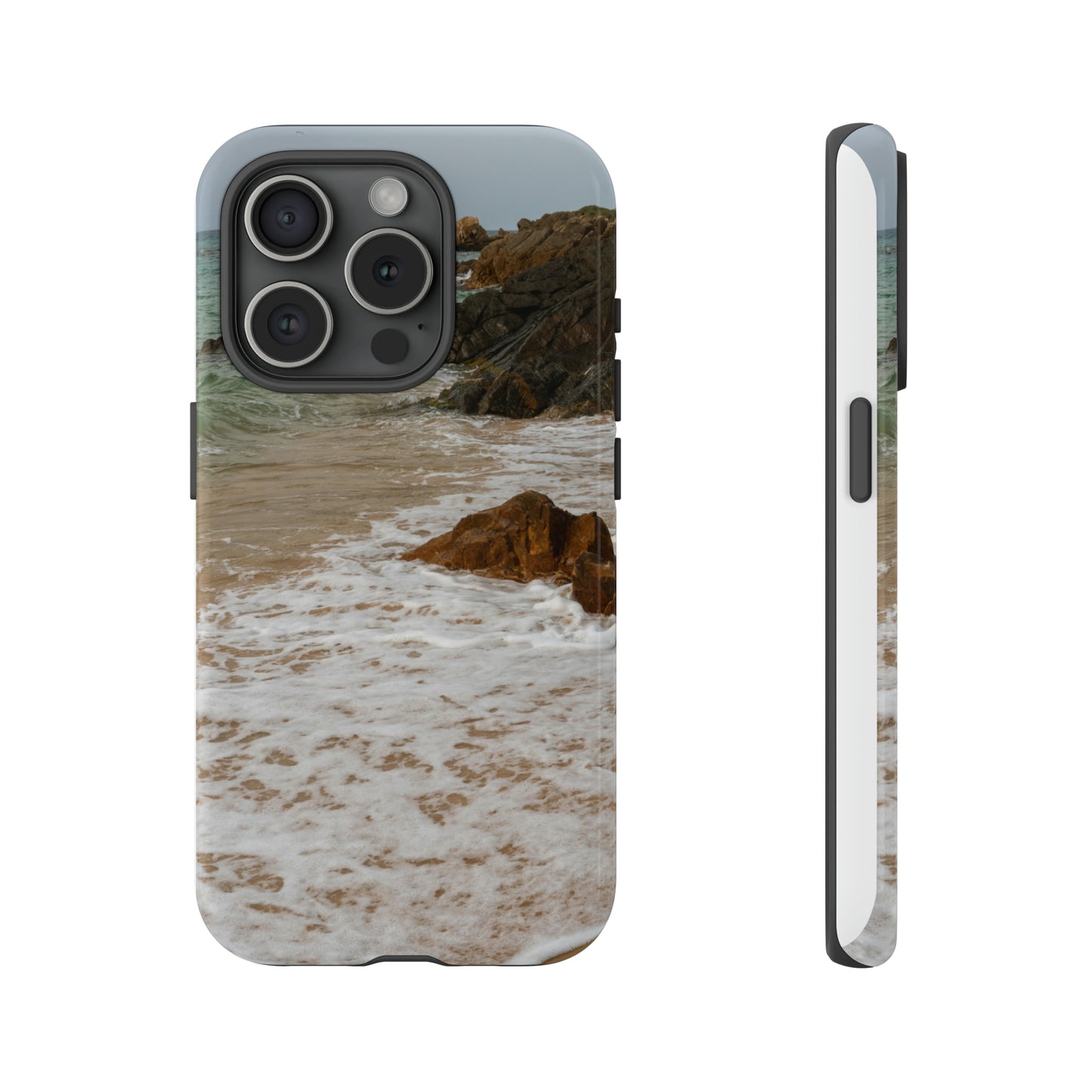 Calm Beach, Phone Case, Samsung Galaxy, iPhone 15, 14, 13 pro max case, iPhone Tough Phone Case, Popular Phone Cover, Everyday Phone Cases, Tough Case
