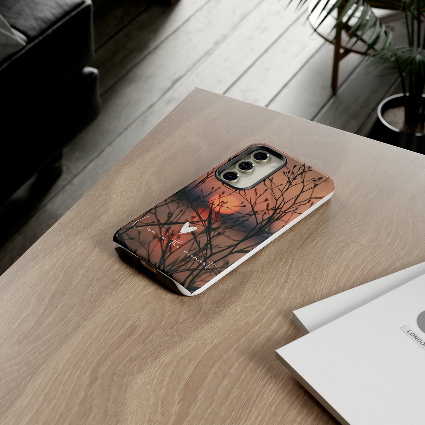 Live In The Moment, Samsung Galaxy, iPhone 15, 14, 13 pro max case, iPhone Tough Phone Case, Popular Phone Cover, Everyday Phone Cases, Tough Case