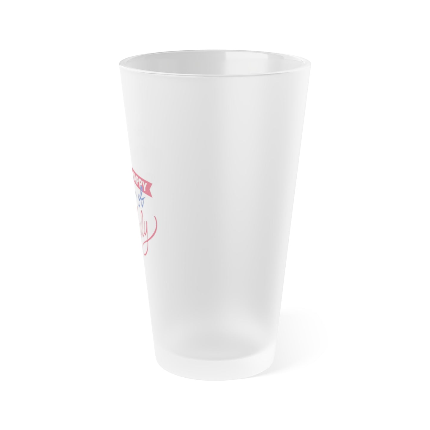 Frosted Pint Glass, 16oz
