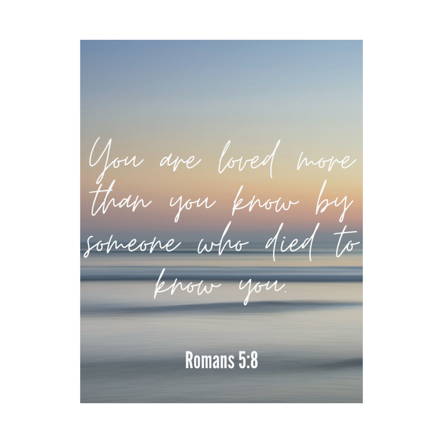 You are Loved Matte Vertical Framed Vertical Poster, Framed Canvas Wall Art Set Abstract Christian Prints Minimalist Modern Art Boho Wall Decor